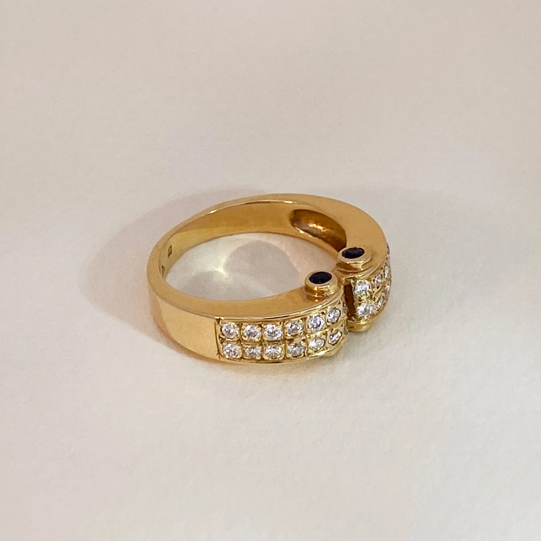 Double Diamond Arche Ring - Image 4