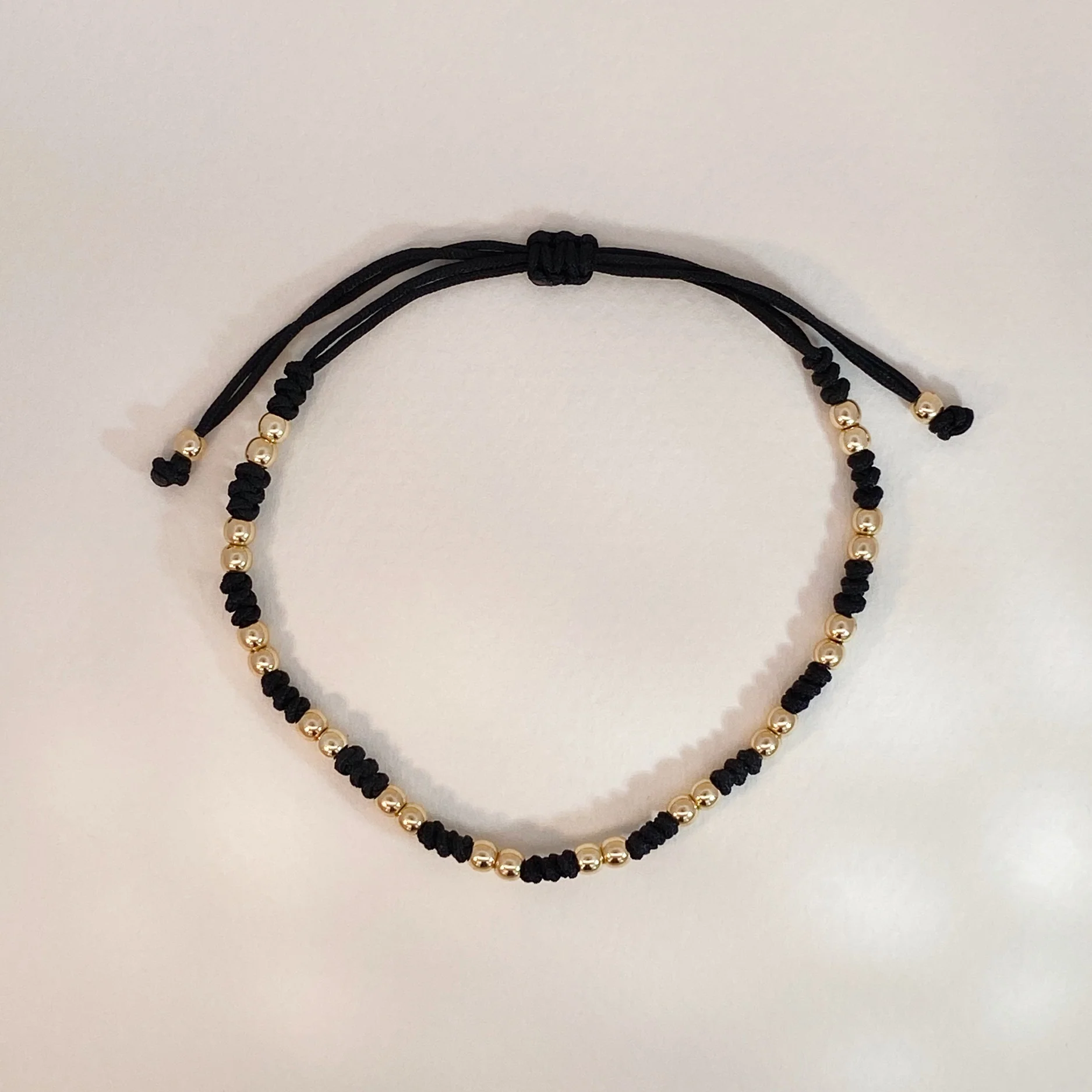 Double Gold Beads Bracelet - Image 3