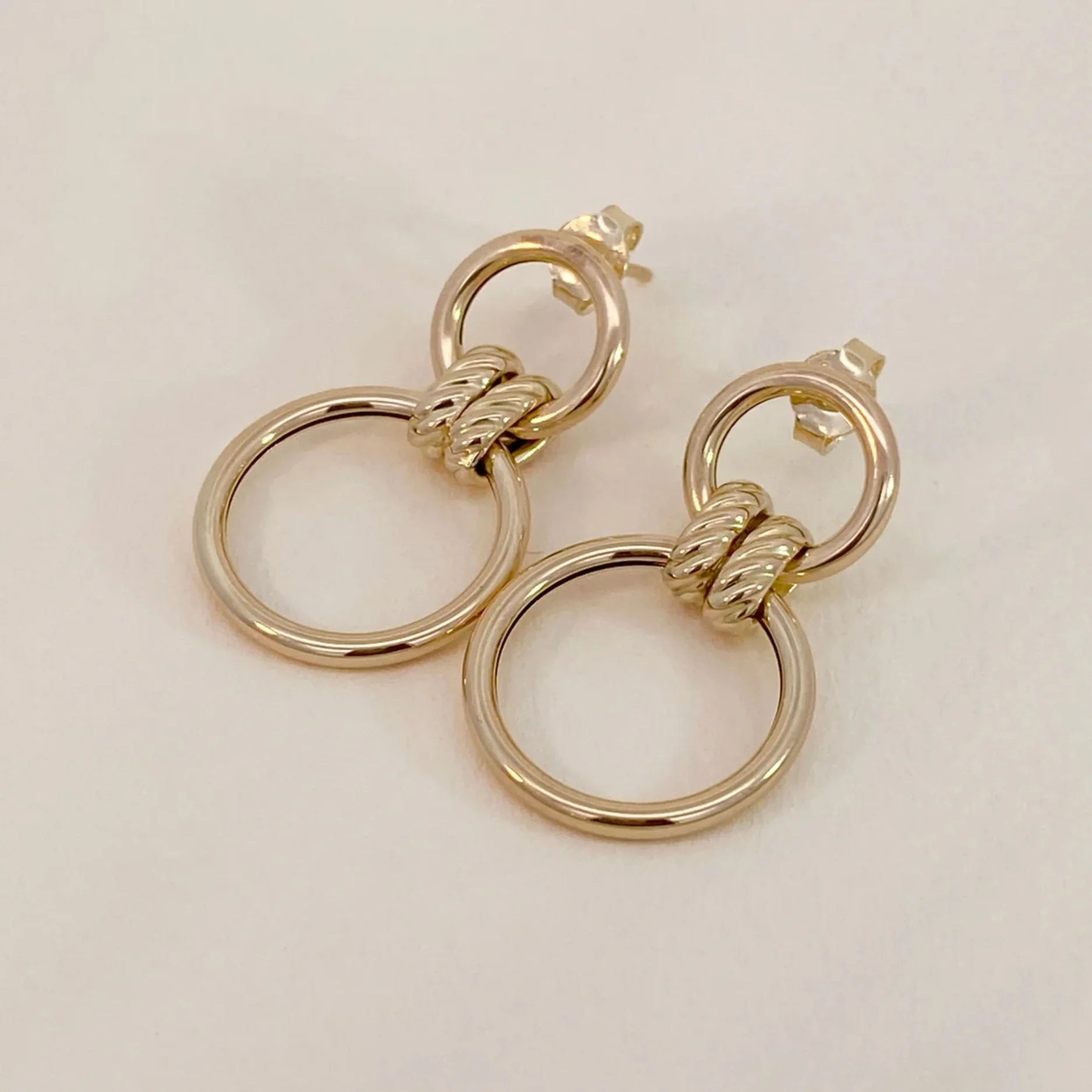Double Hoop Earrings - Image 3