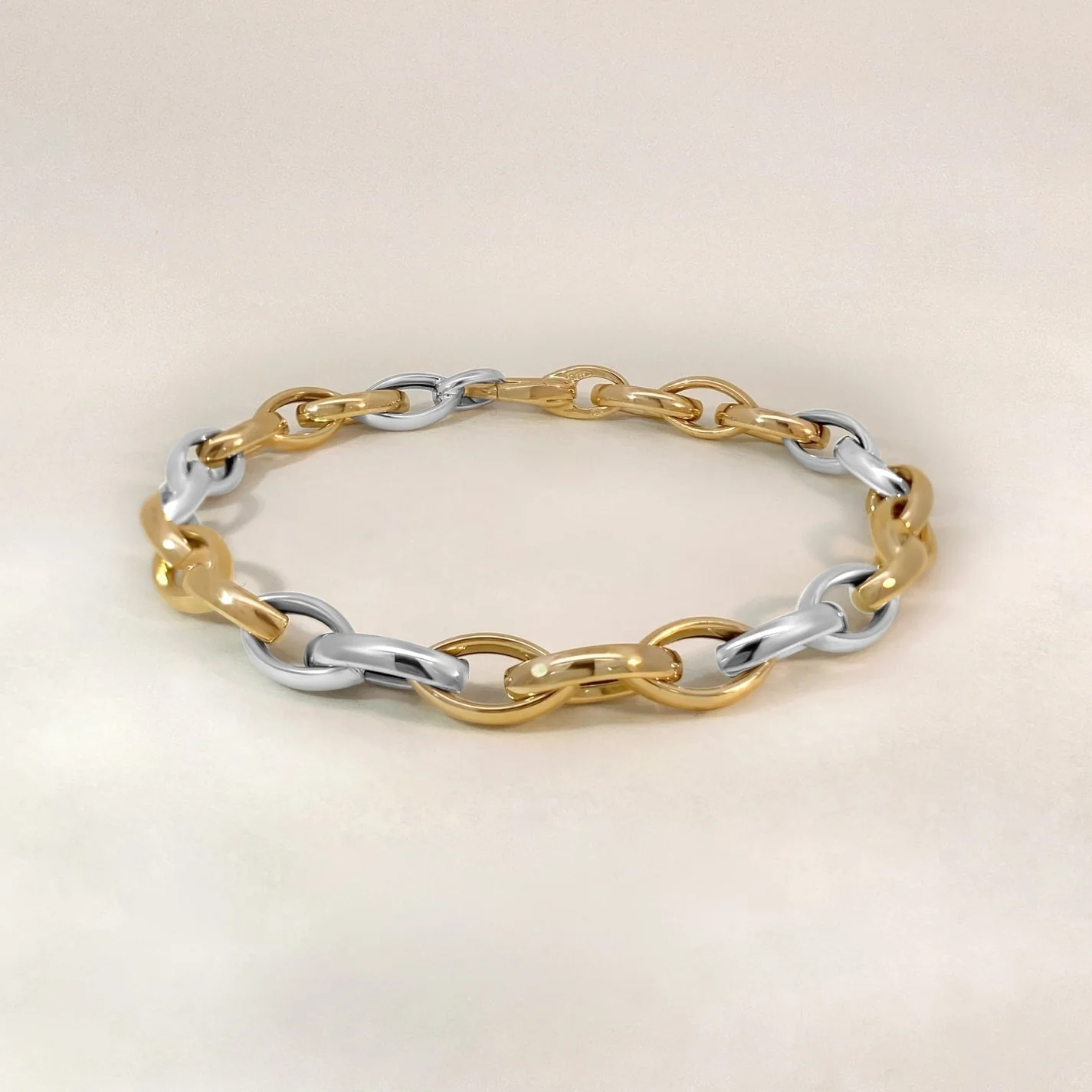 Duo Gold Chain Bracelet - Image 2