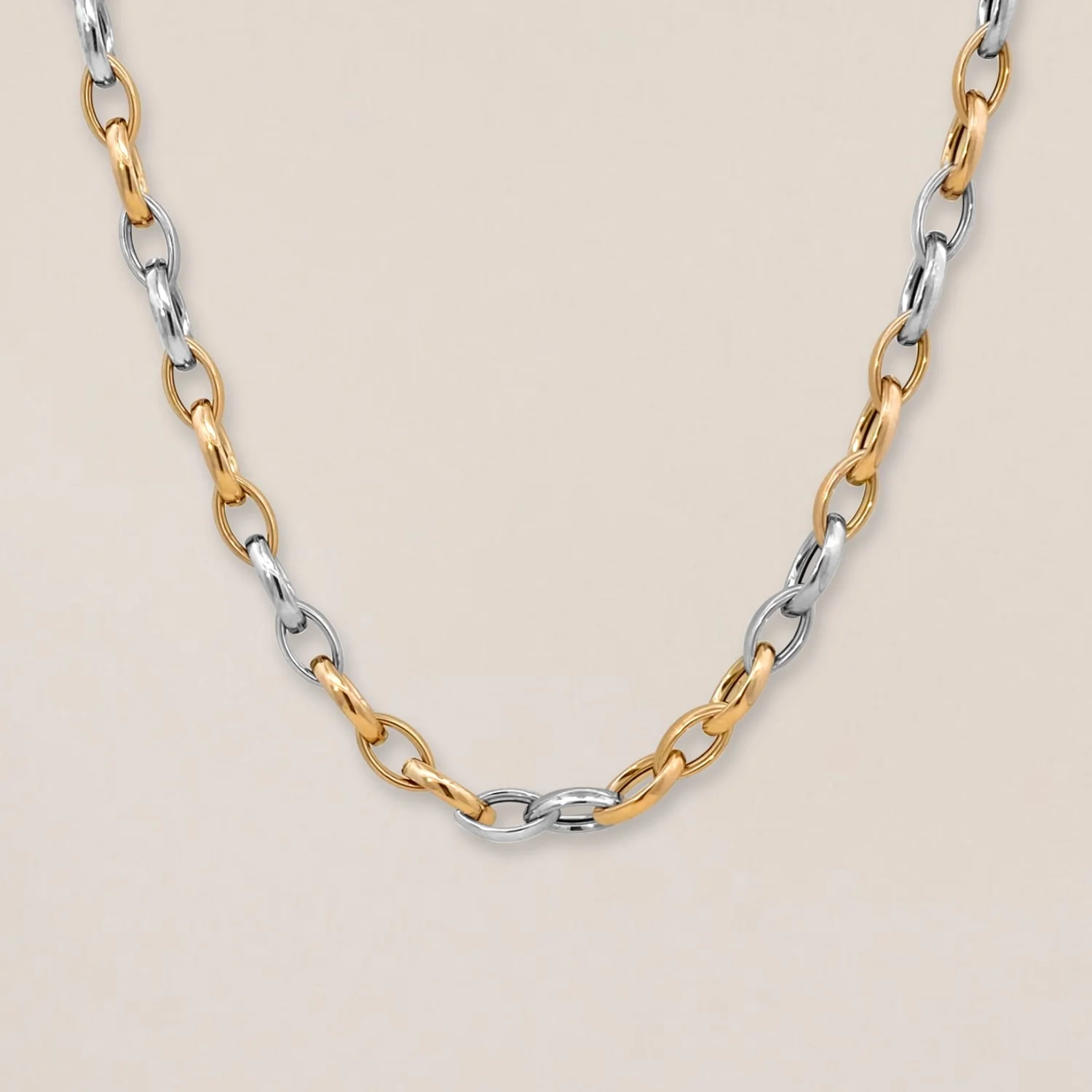 Duo Gold Chain Necklace