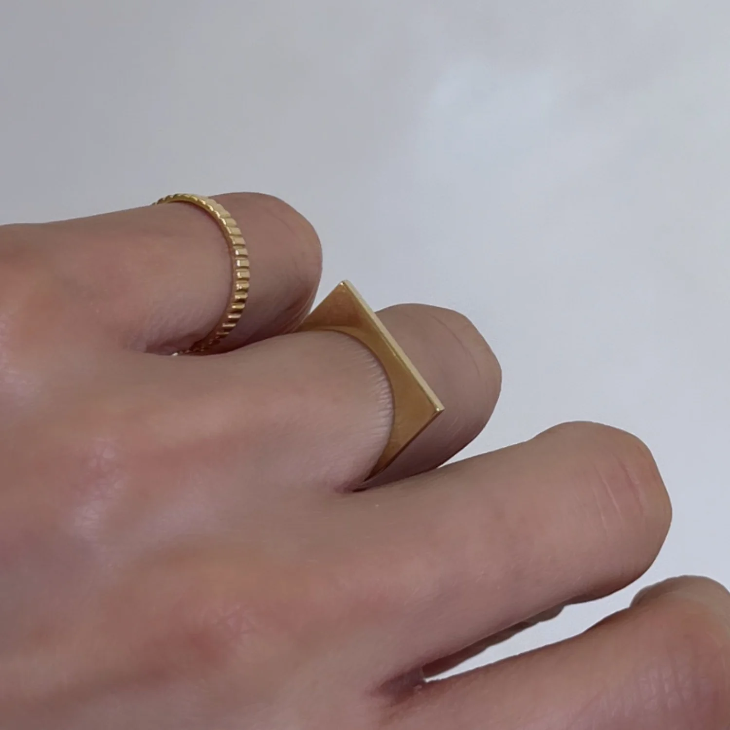 Edgy Angular Ring - Image 5