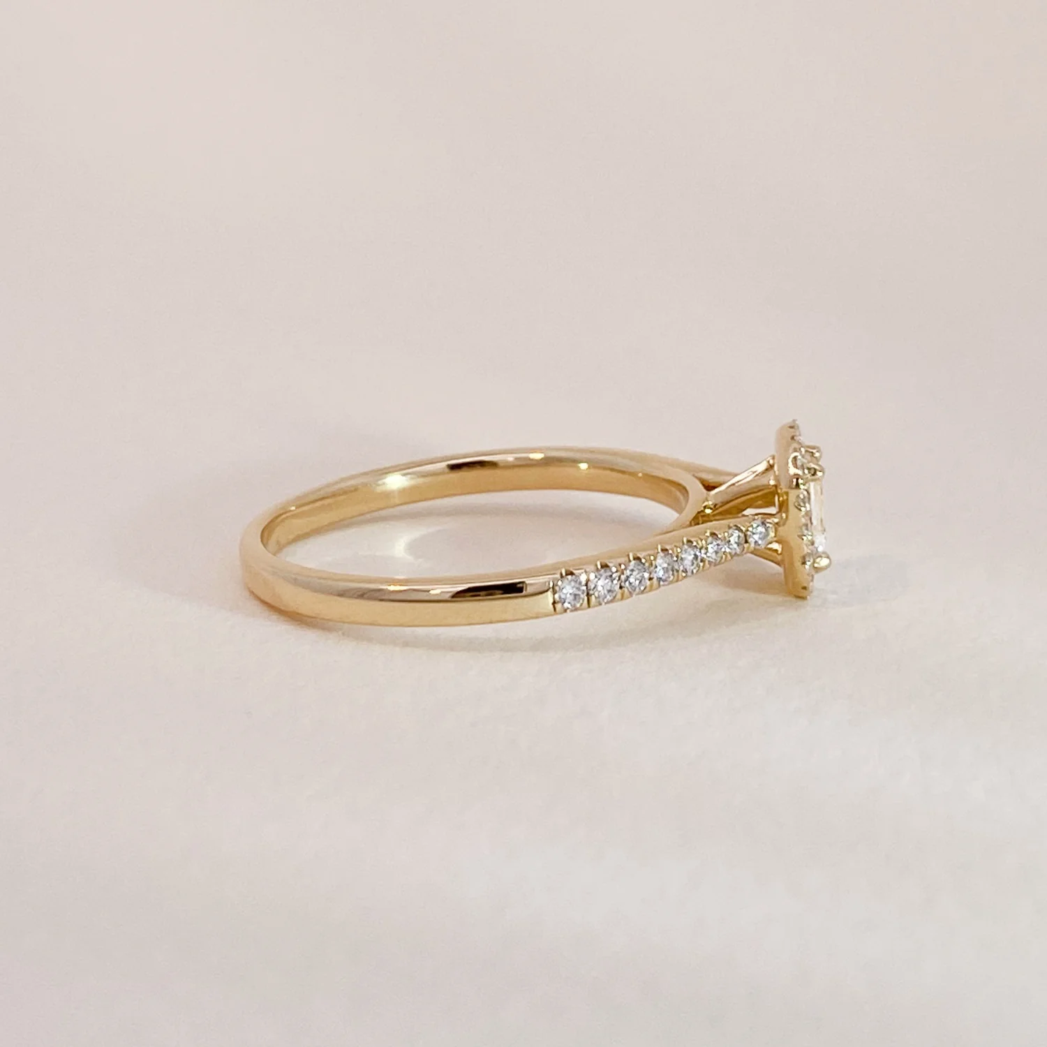 Elegant Diamond Halo Ring - Image 3