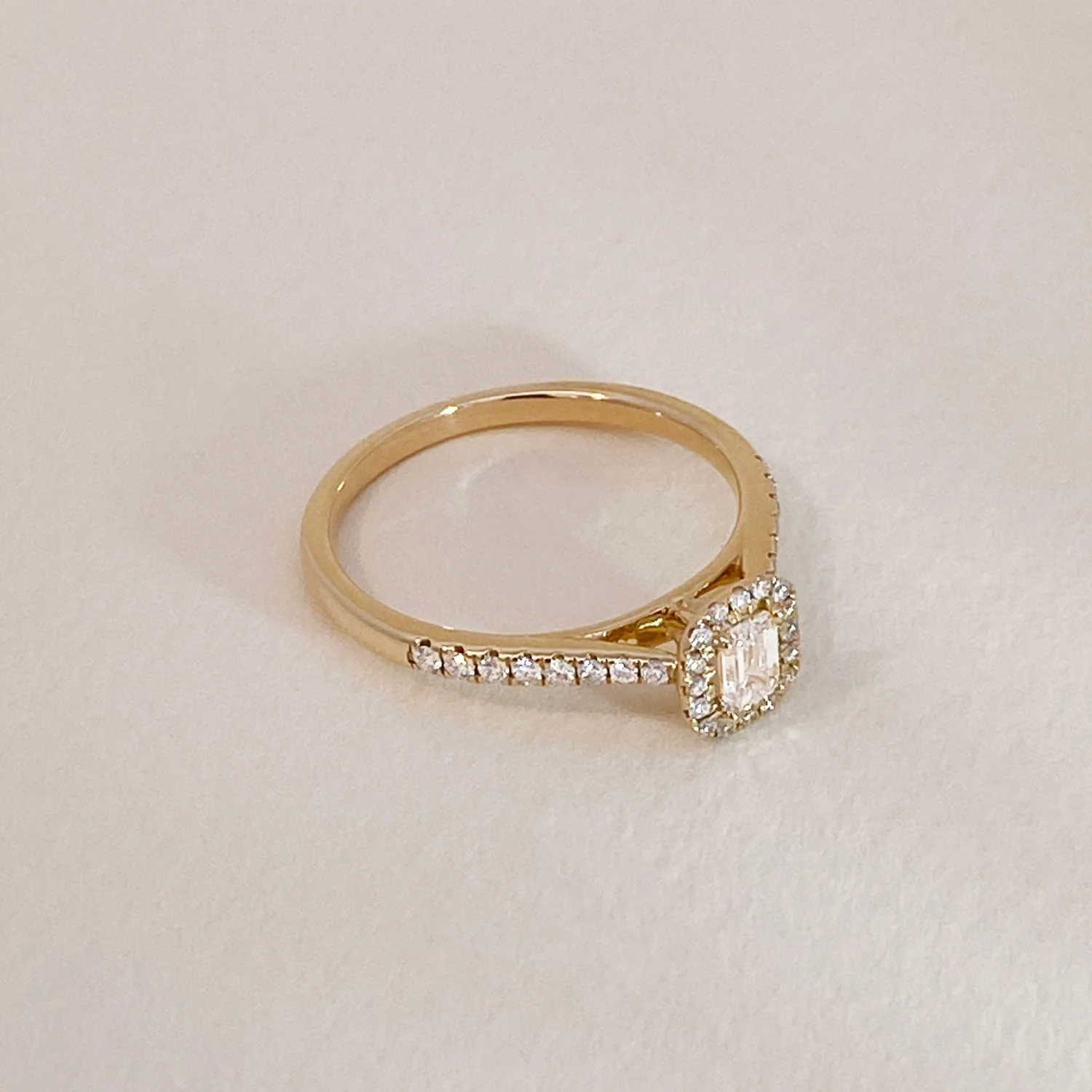 Elegant Diamond Halo Ring - Image 5