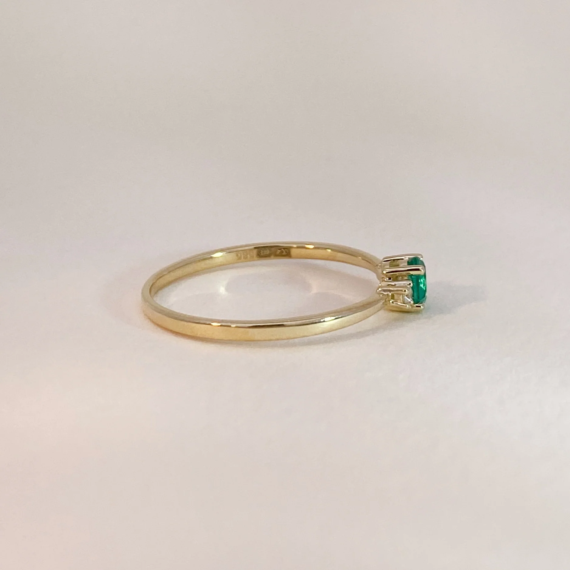 Emerald & Diamond Ring - Image 3