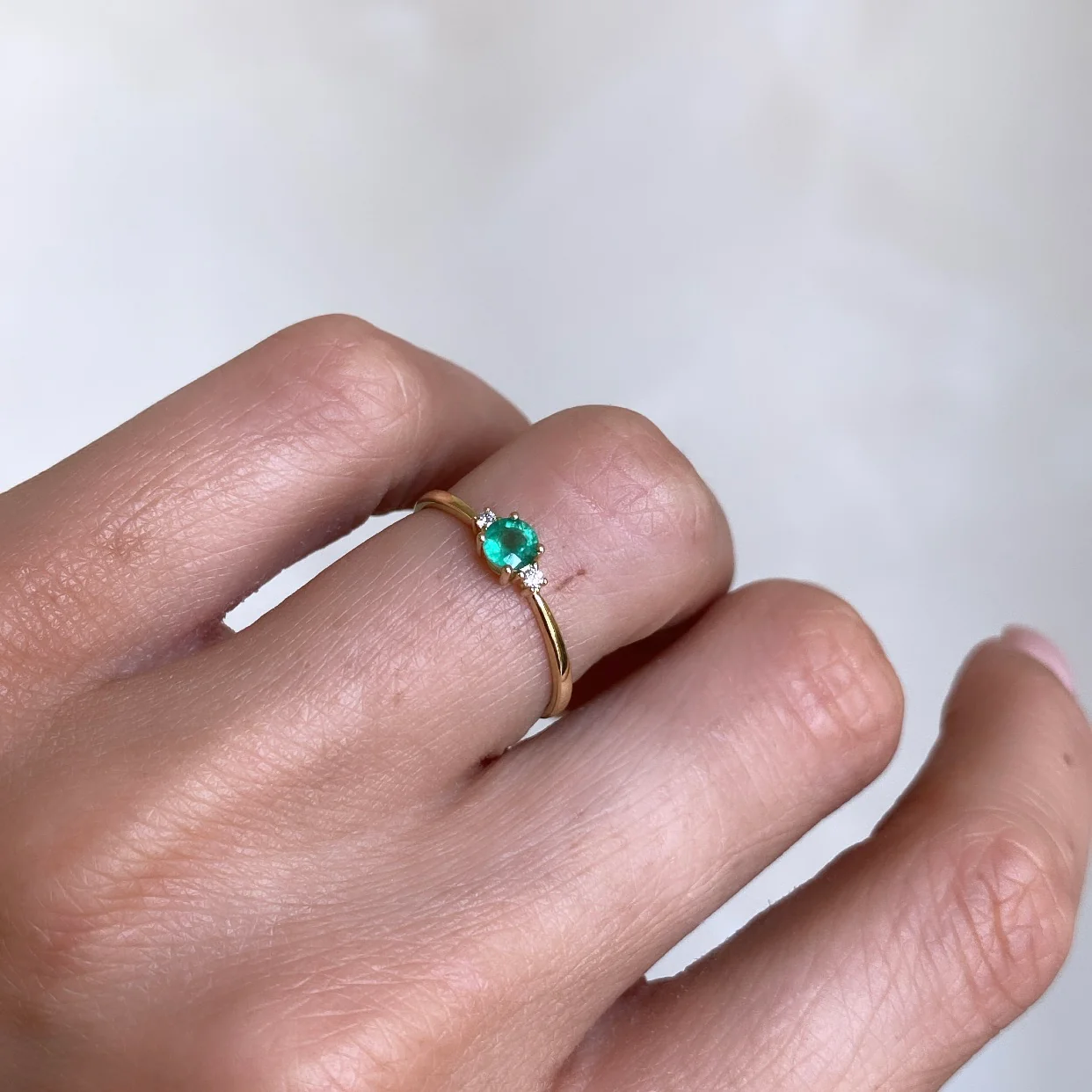 Emerald & Diamond Ring - Image 4