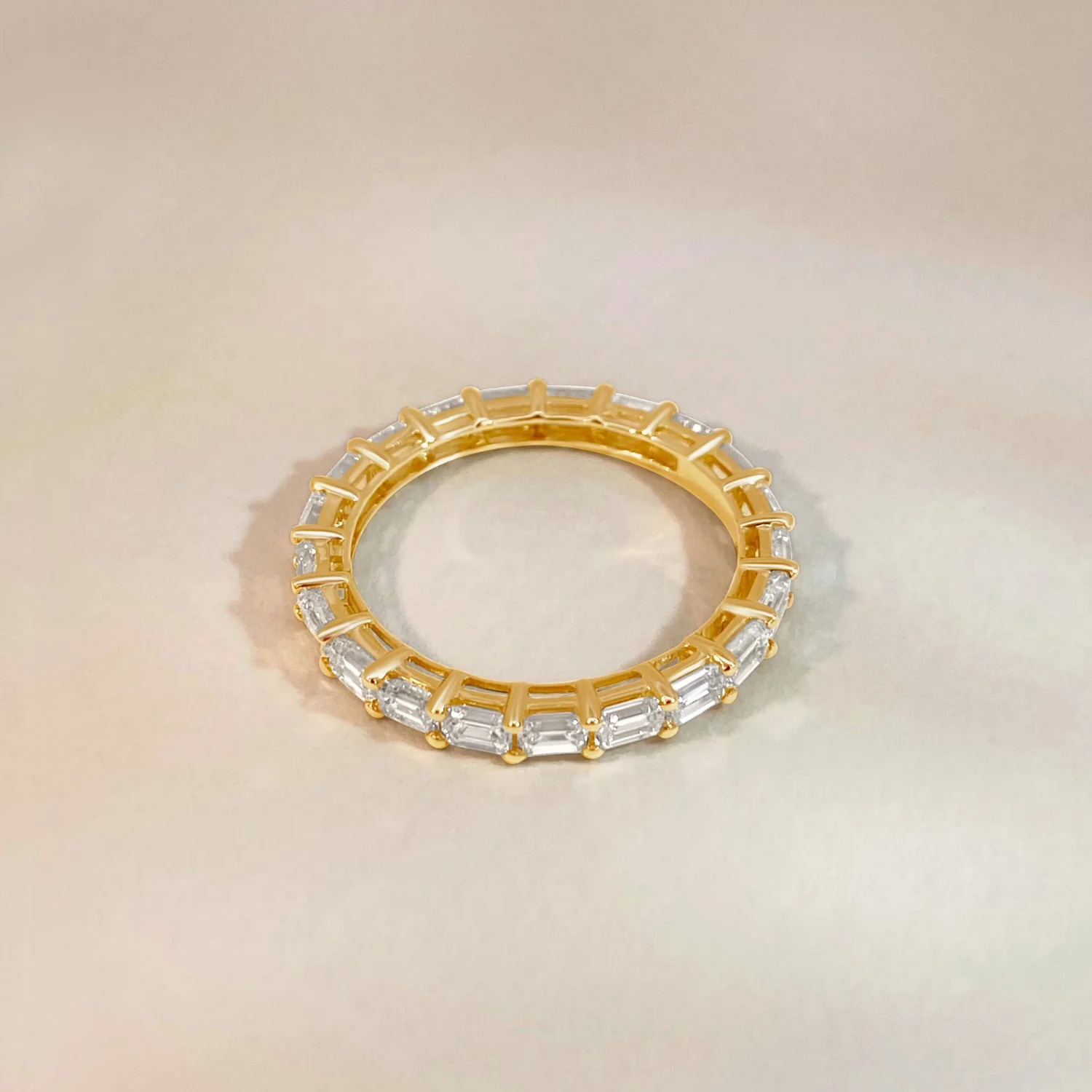 Emerald-Cut Diamond Eternity Ring - Image 3