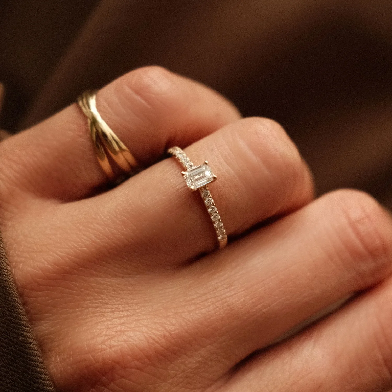 Emerald-Cut Diamond Ring - Image 2