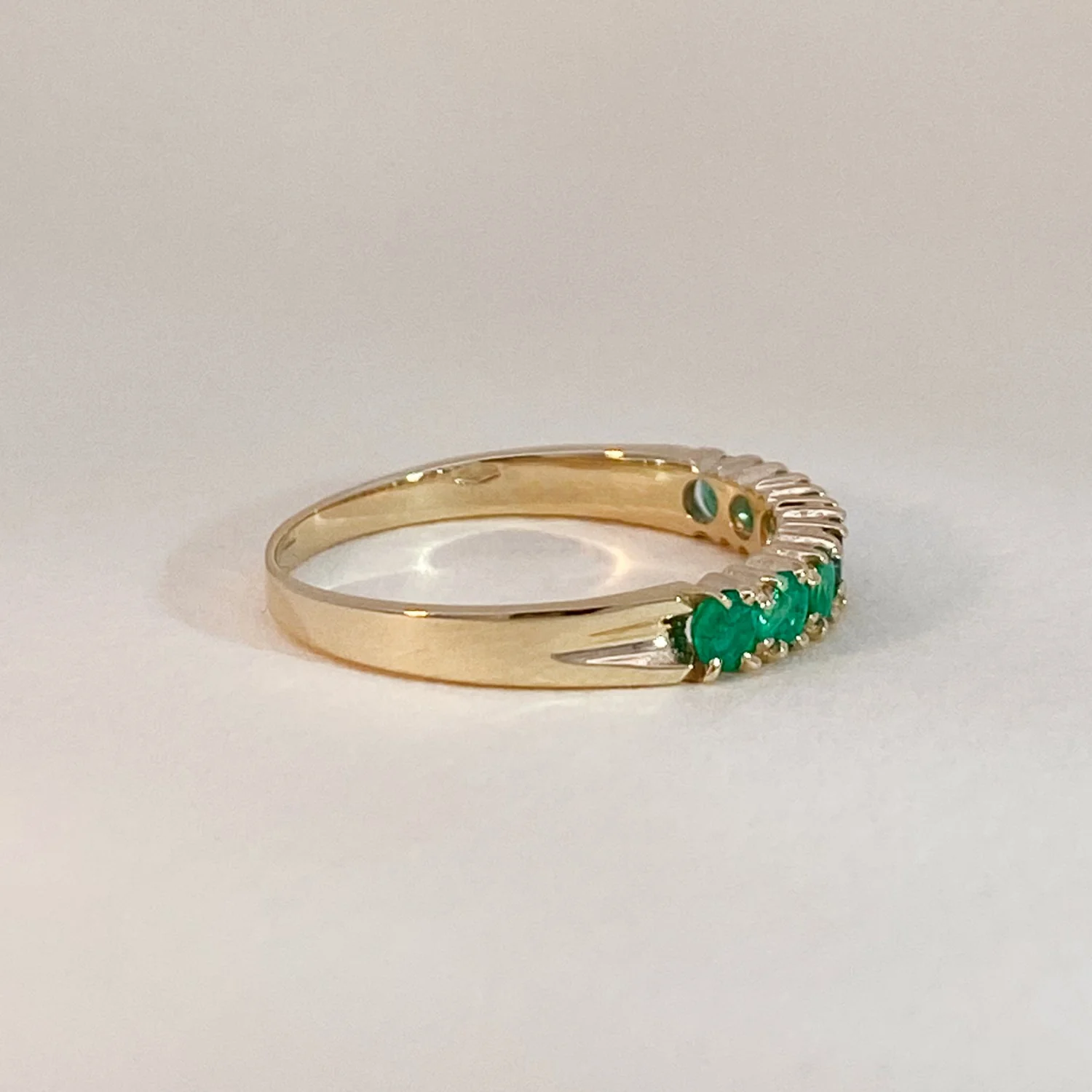 Emerald Row Ring - Image 3