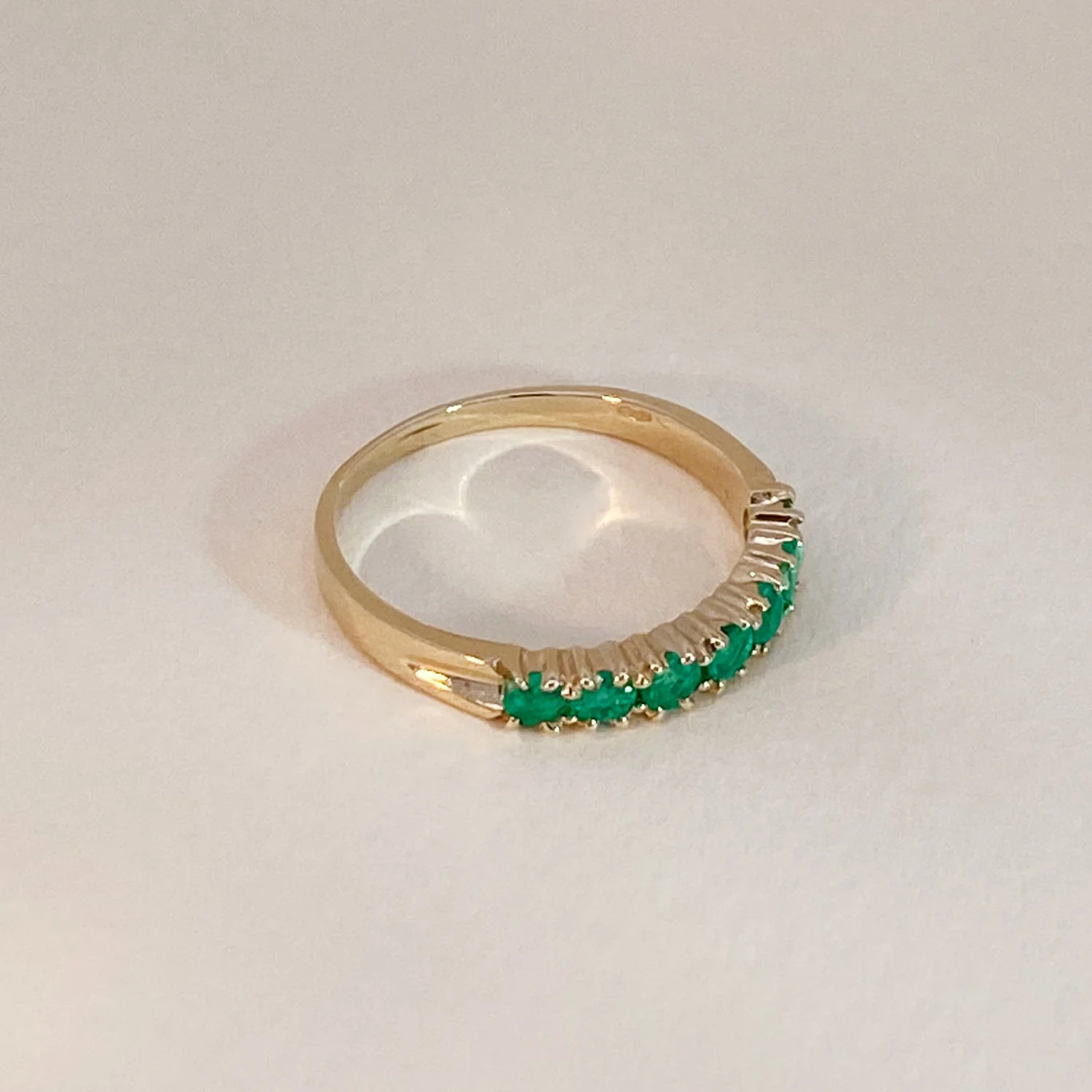 Emerald Row Ring - Image 5