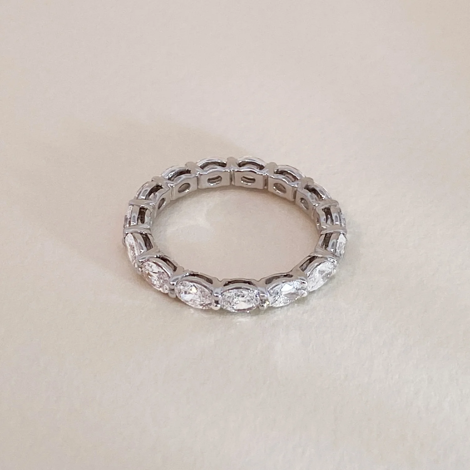 Eternity Diamonds Ring White Gold - Image 3