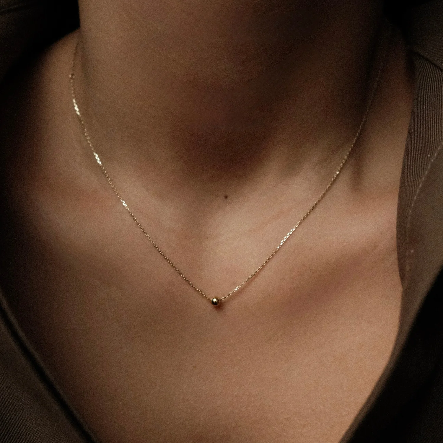 Fine Dot Necklace - Image 2