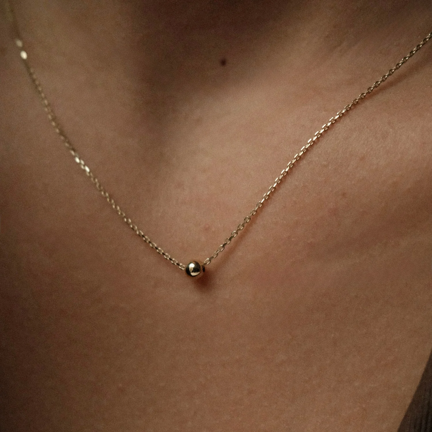 Fine Dot Necklace - Image 3