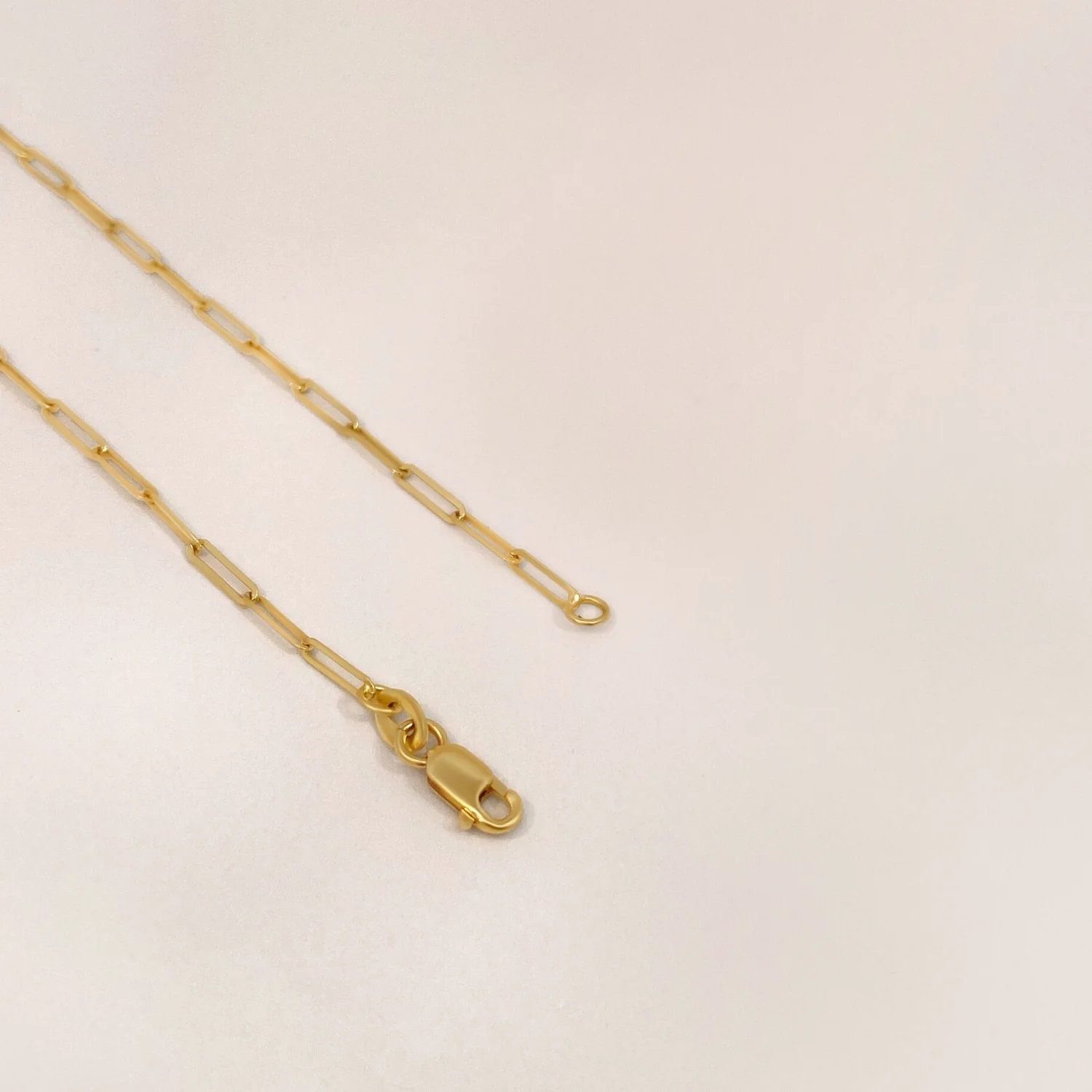 Fine Paperclip Necklace - Image 4