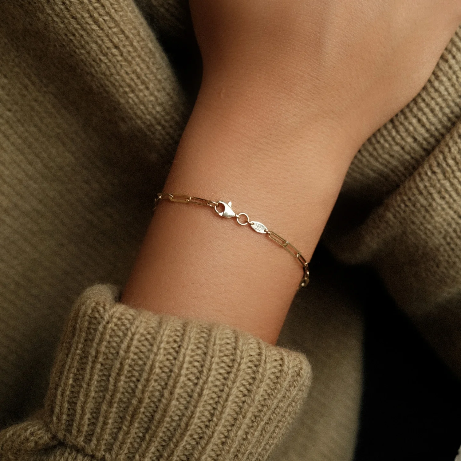 Flat Paperclip Bracelet - Image 4