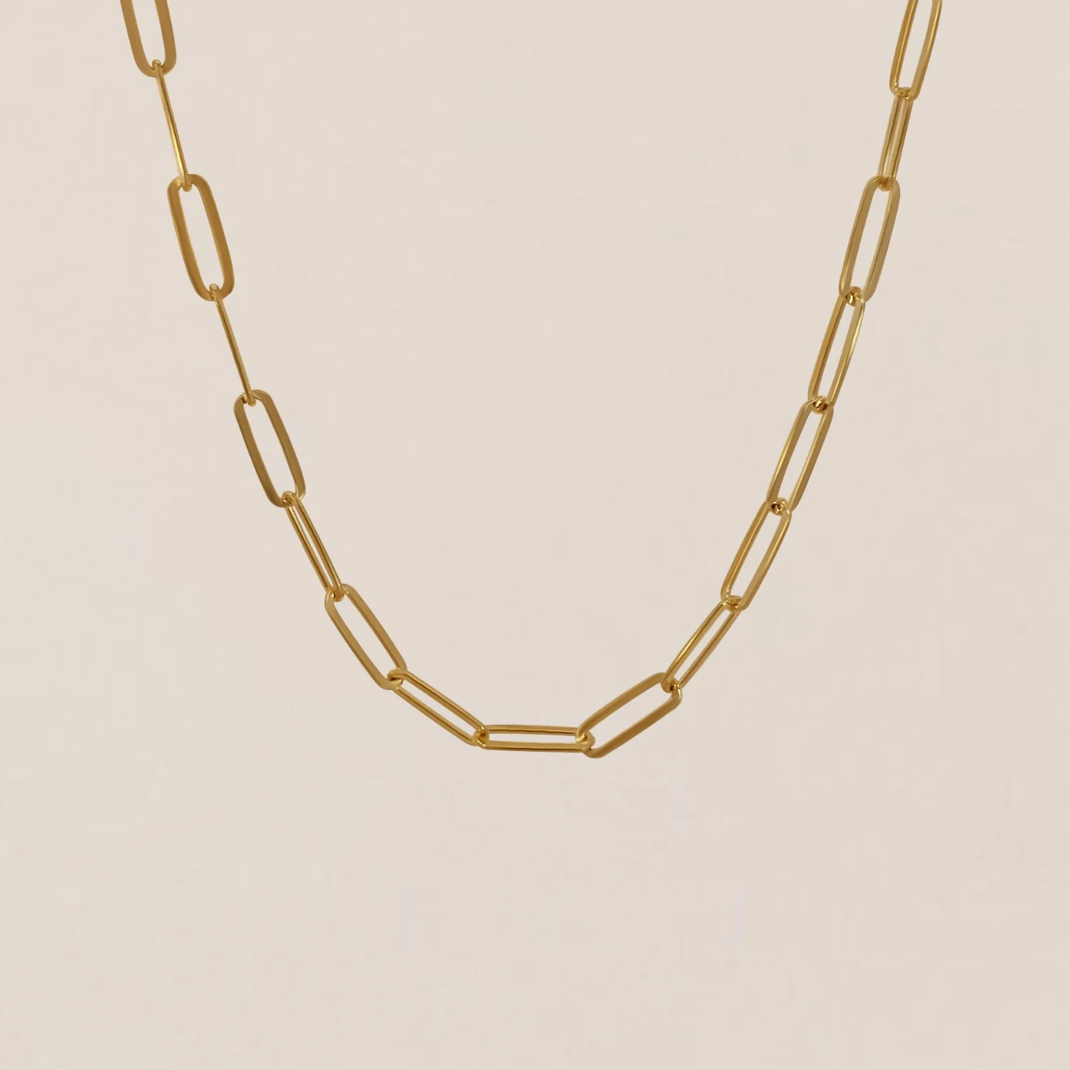 Paperclip Link Necklace