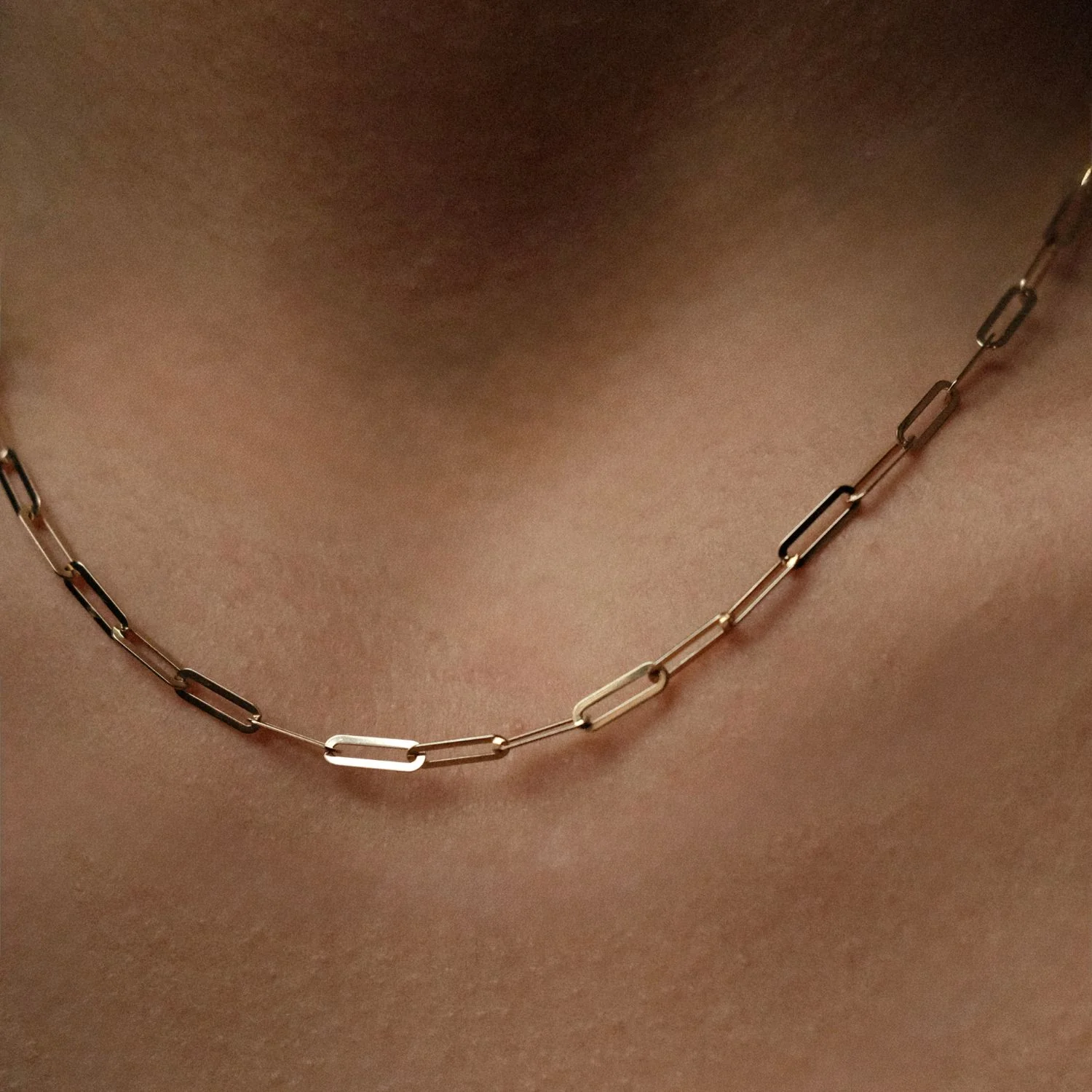 Flat Paperclip Necklace - Image 4