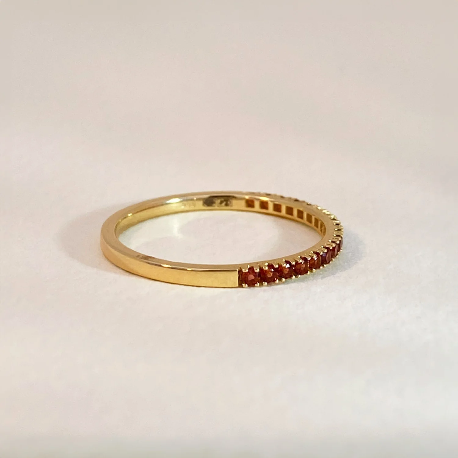 Garnet Row Ring - Image 3