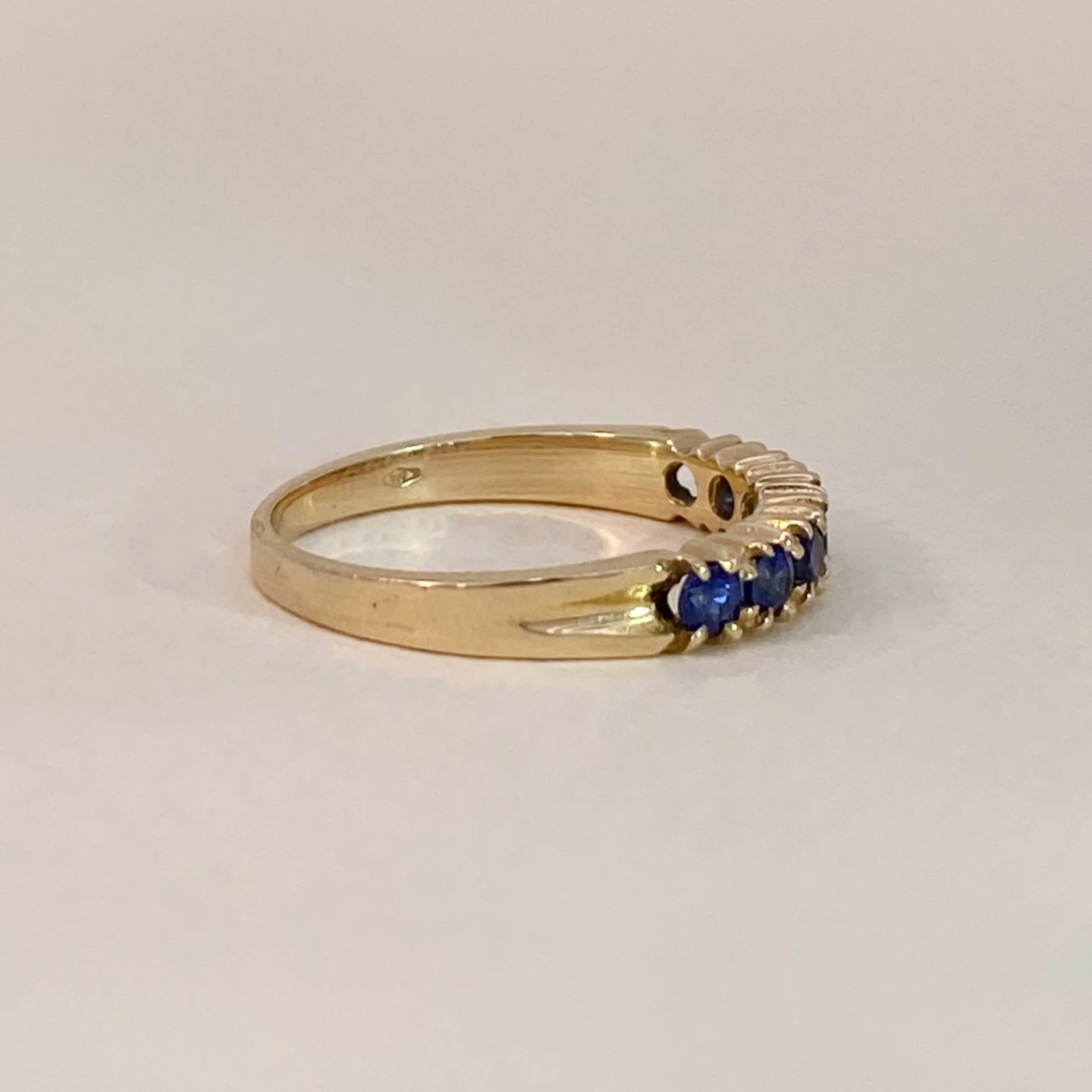 Sapphire Row Ring - Image 3