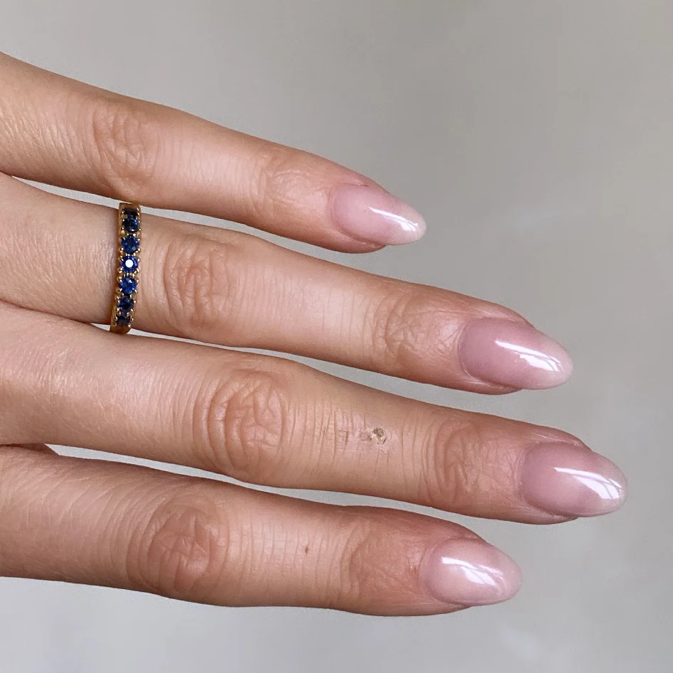 Sapphire Row Ring - Image 4