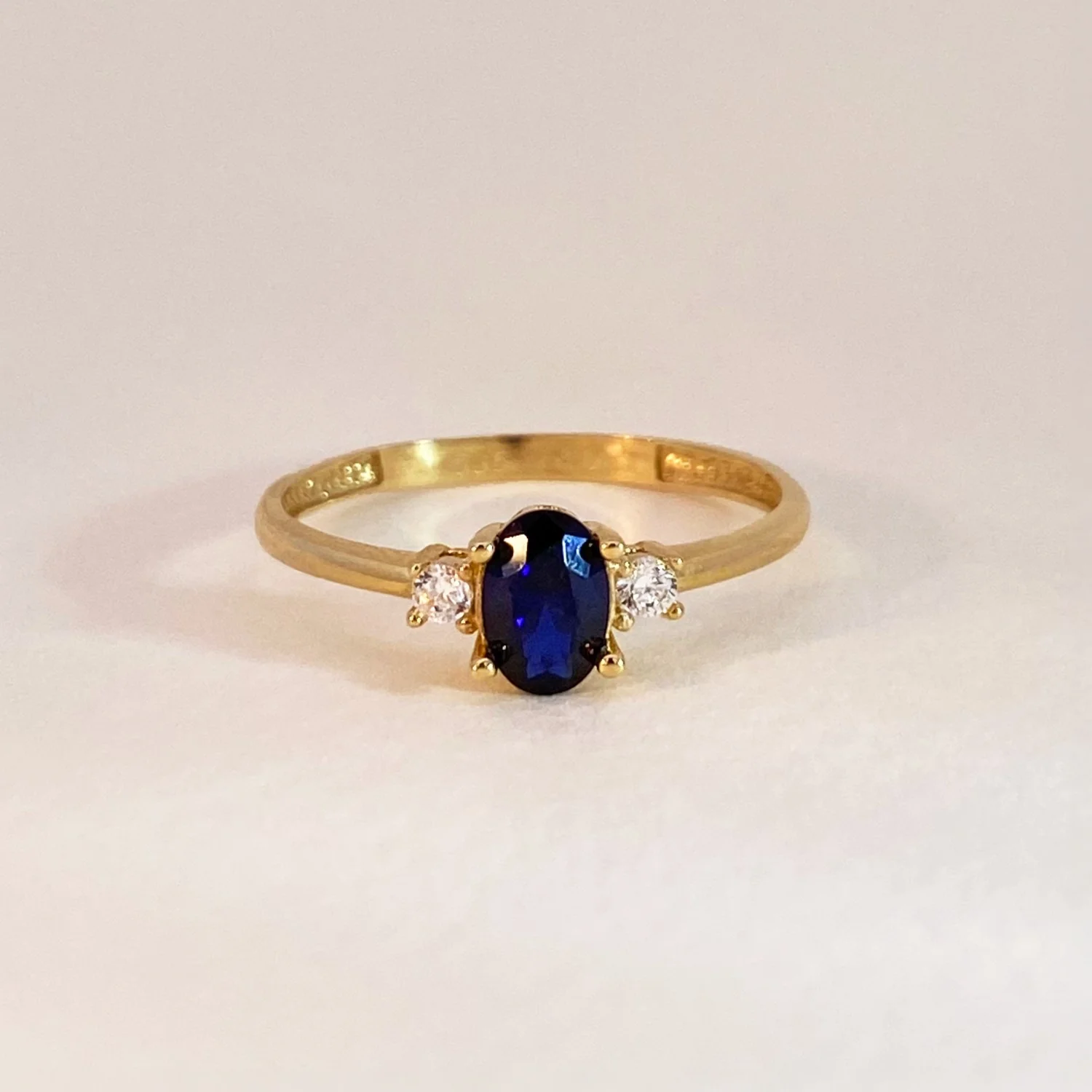 Sapphire Trilogy Ring