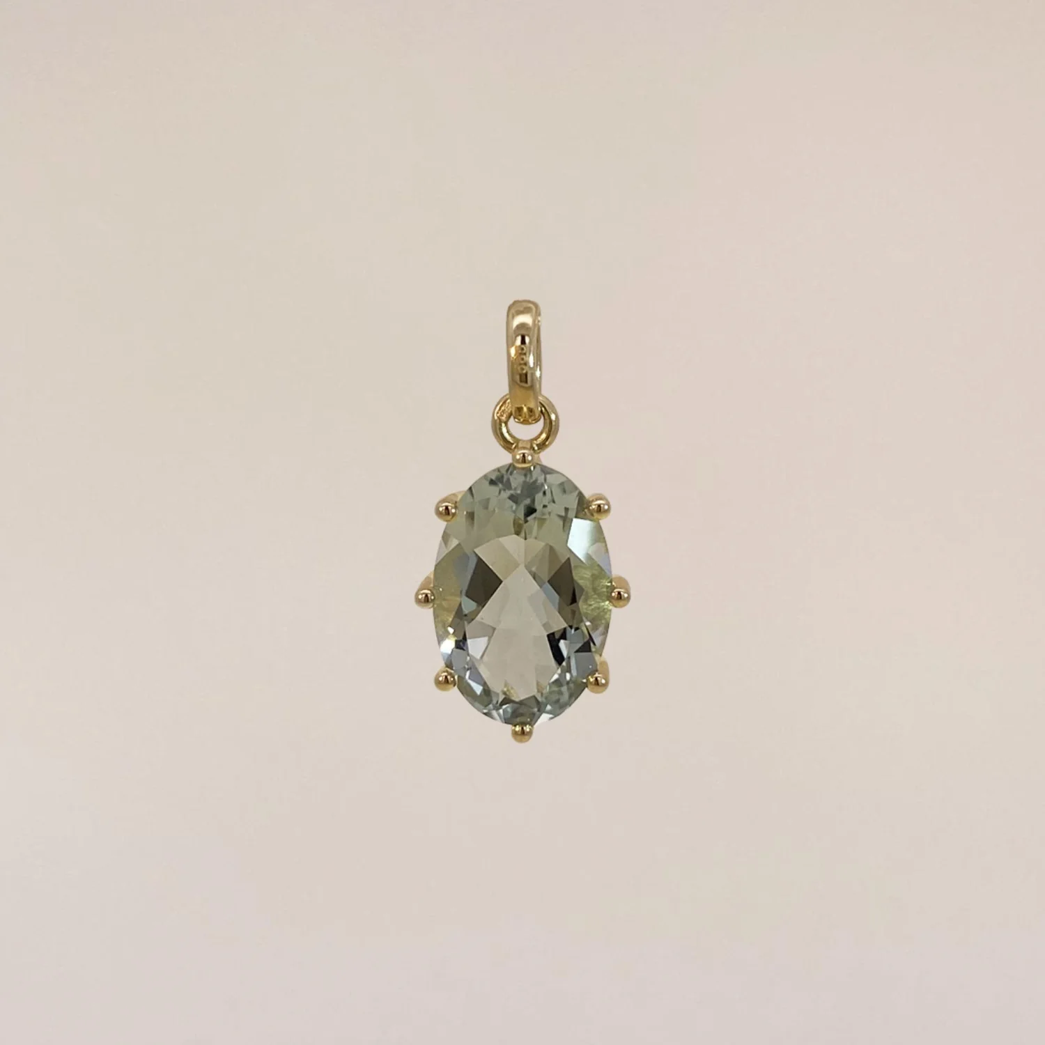 Green Amethyst Pendant