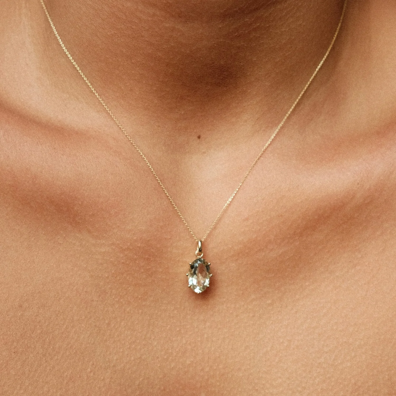 Green Amethyst Pendant - Image 2