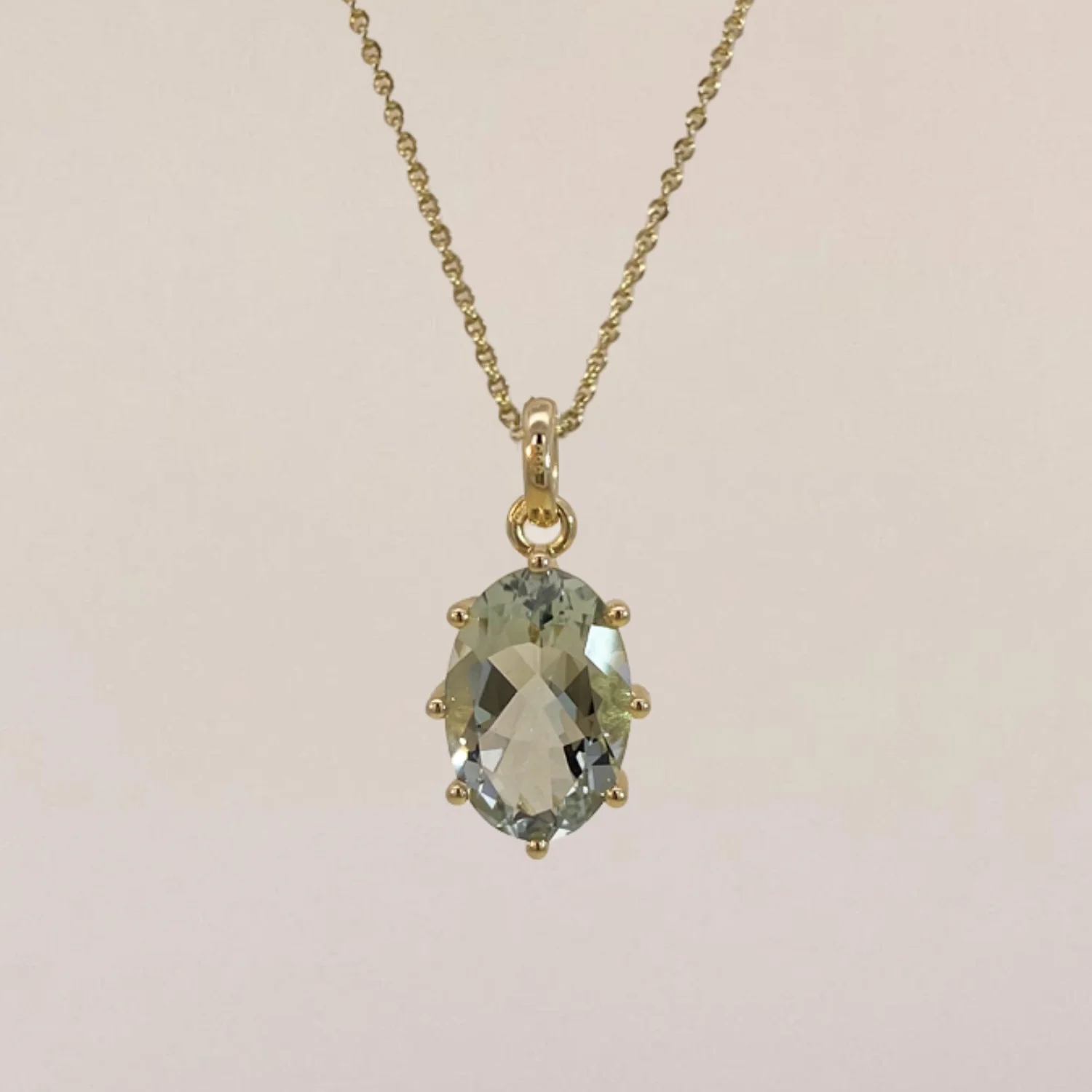 Green Amethyst Pendant - Image 5