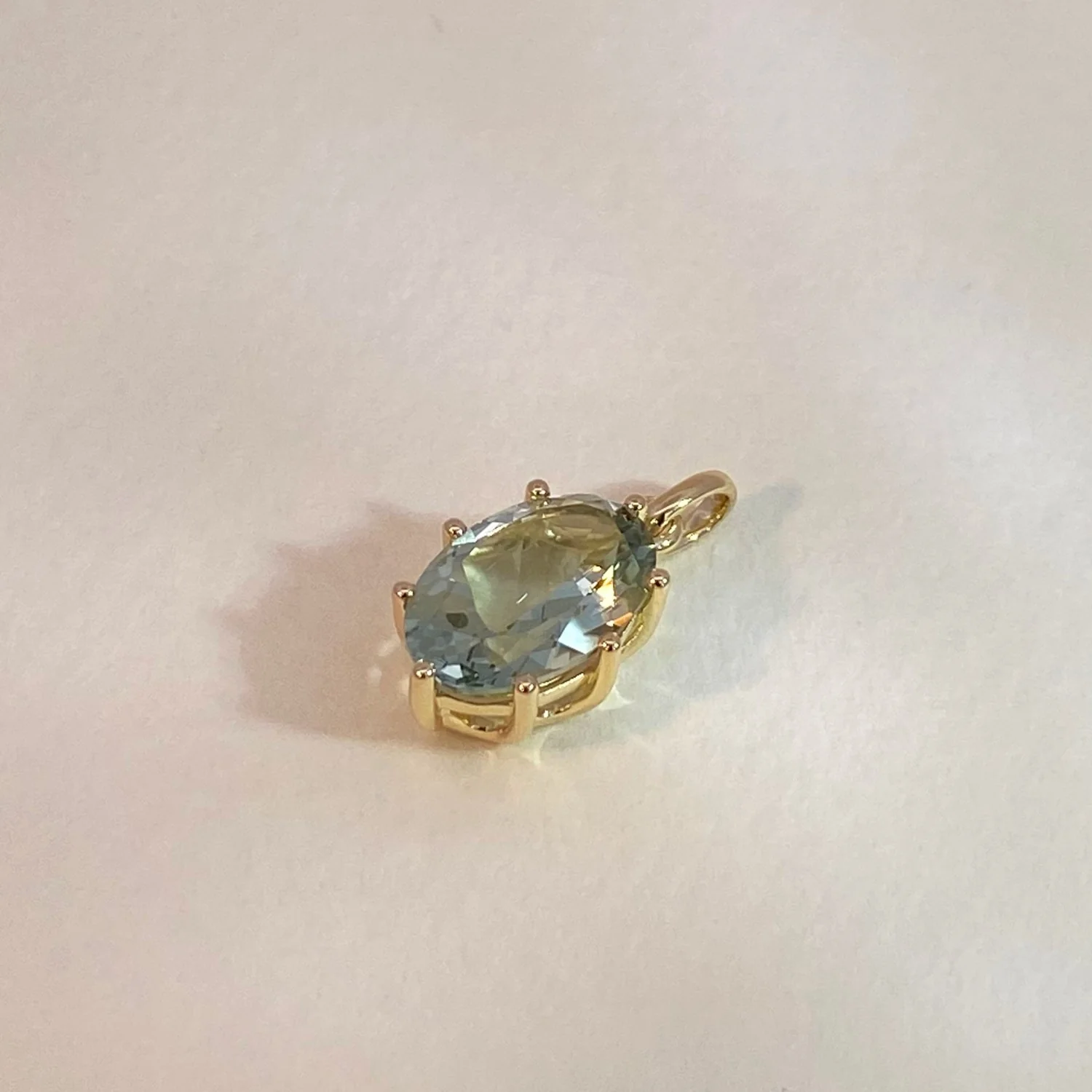 Green Amethyst Pendant - Image 6