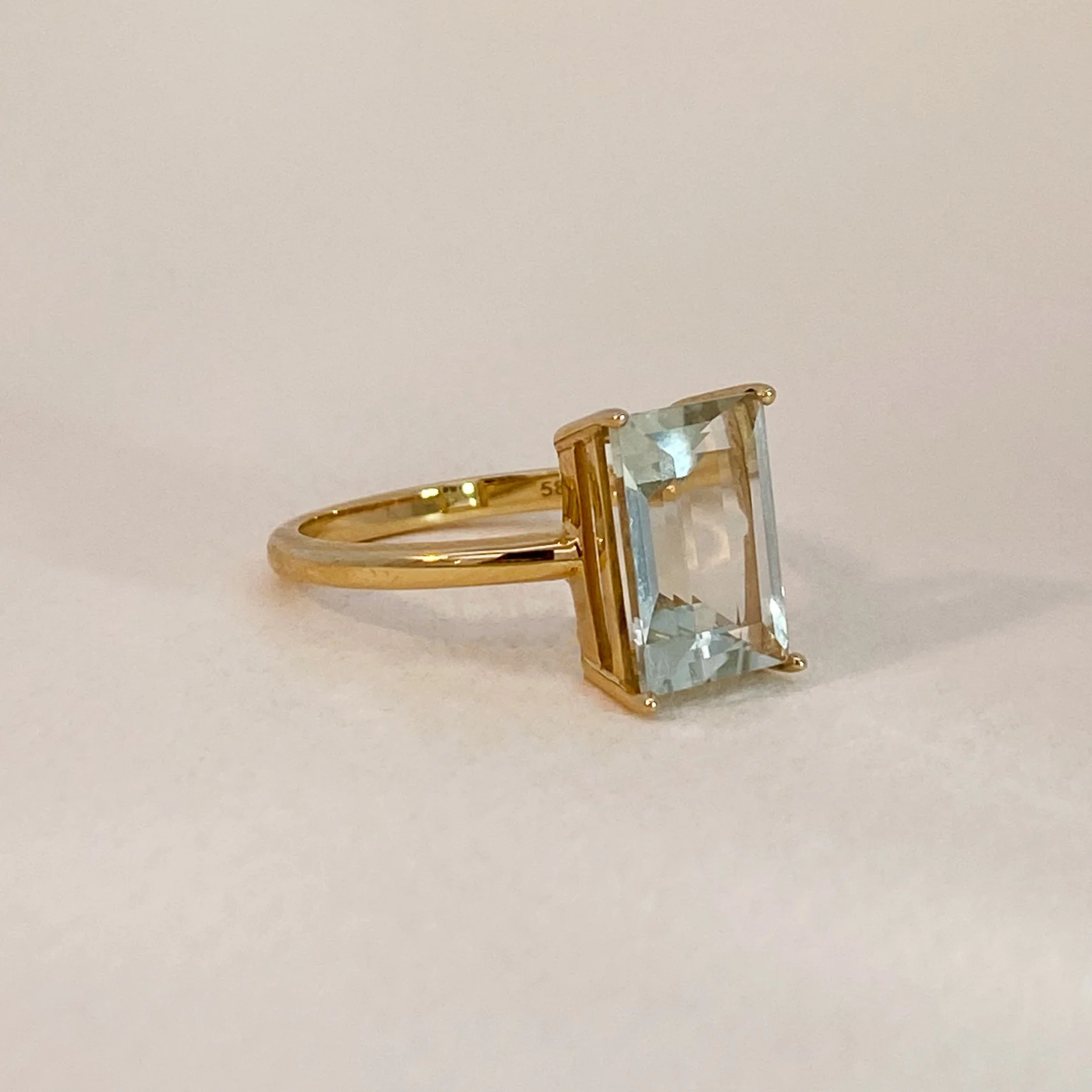 Green Amethyst Statement Ring - Image 3