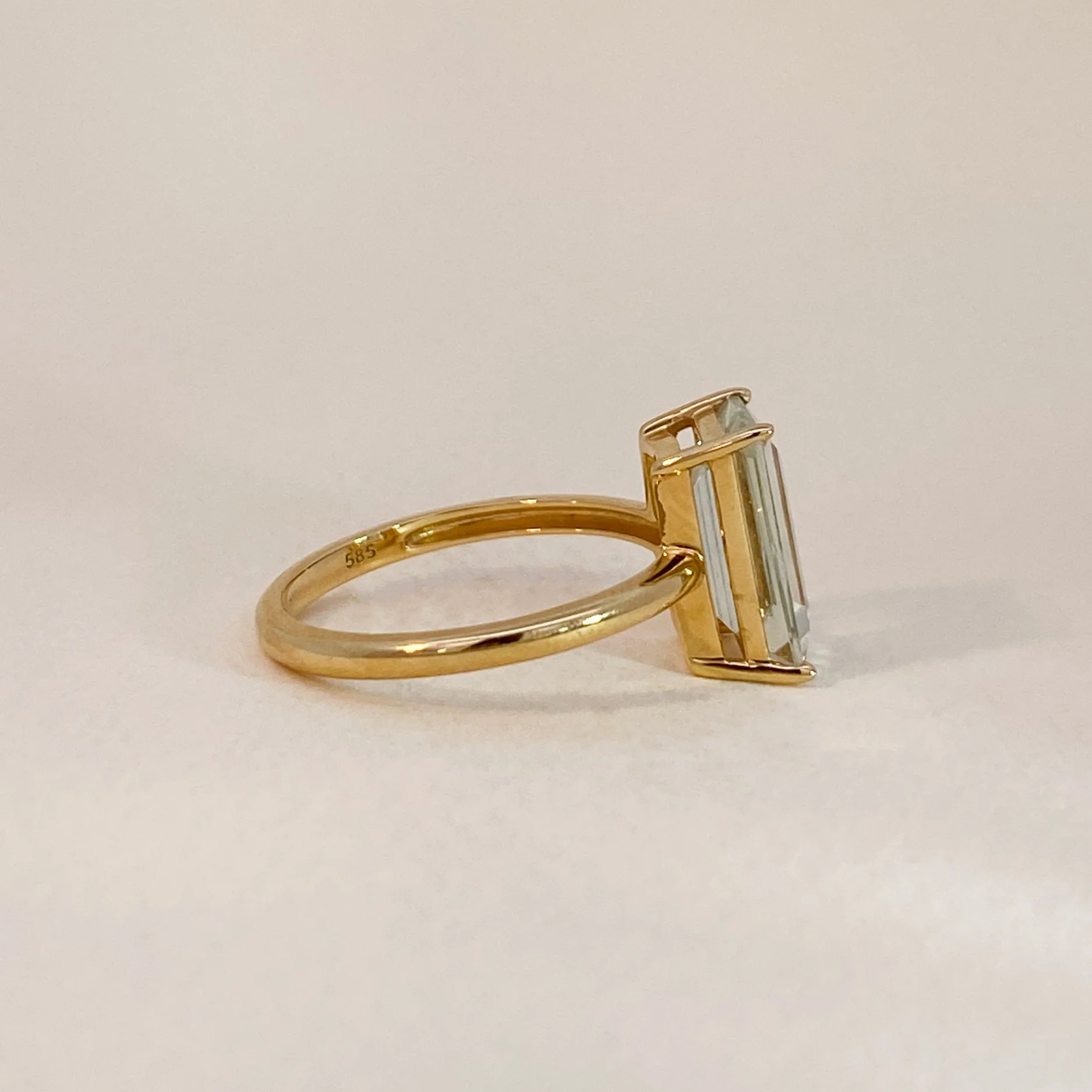 Green Amethyst Statement Ring - Image 5