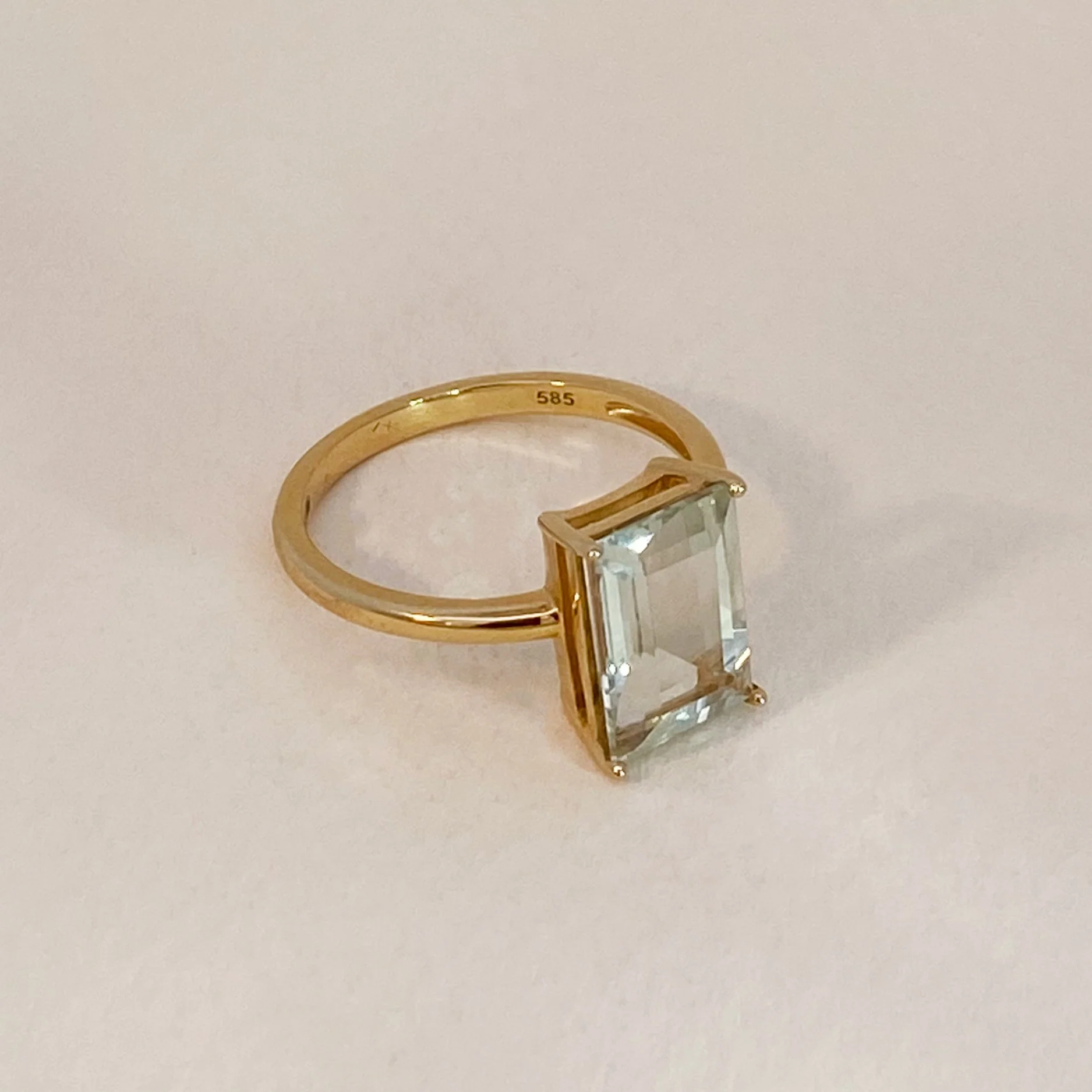 Green Amethyst Statement Ring - Image 7