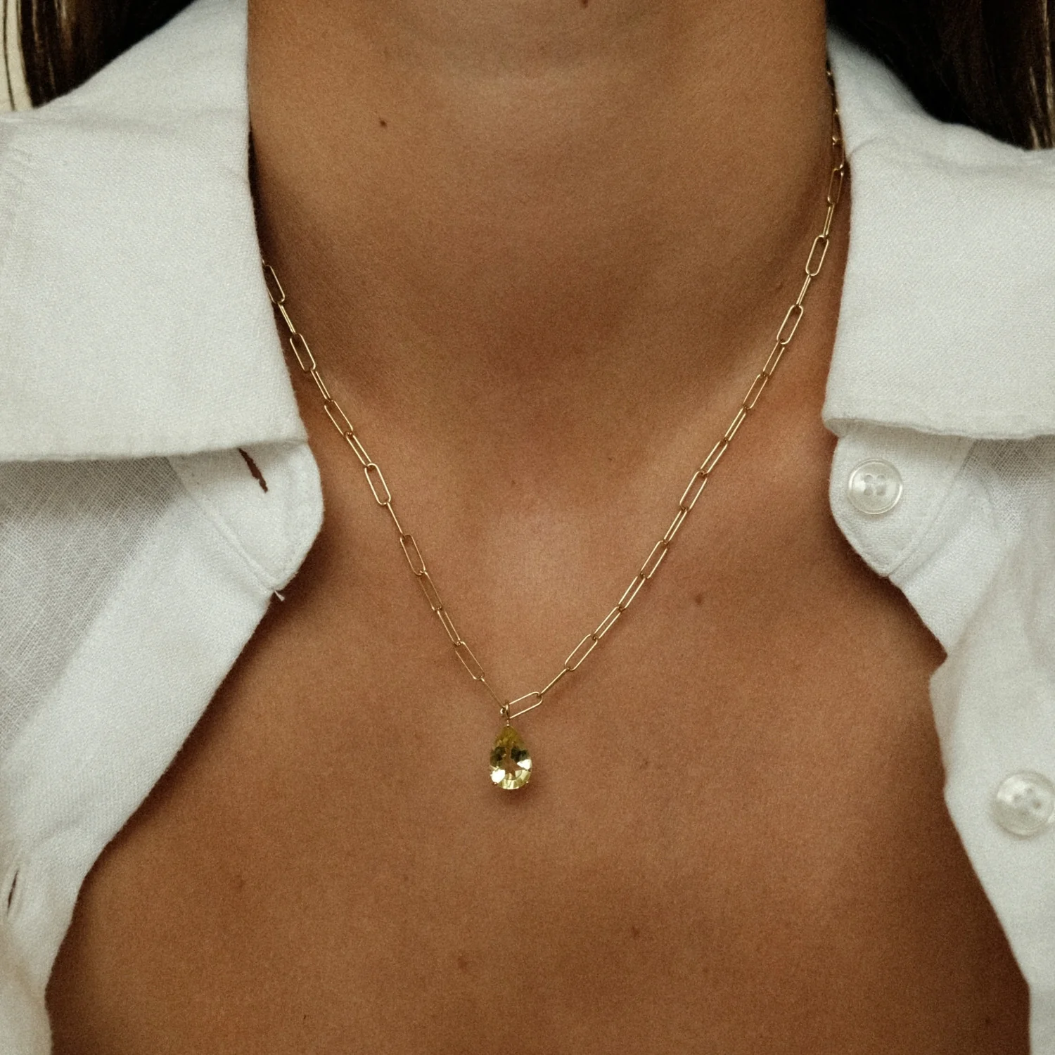 Lemon Quartz Pendant - Image 2