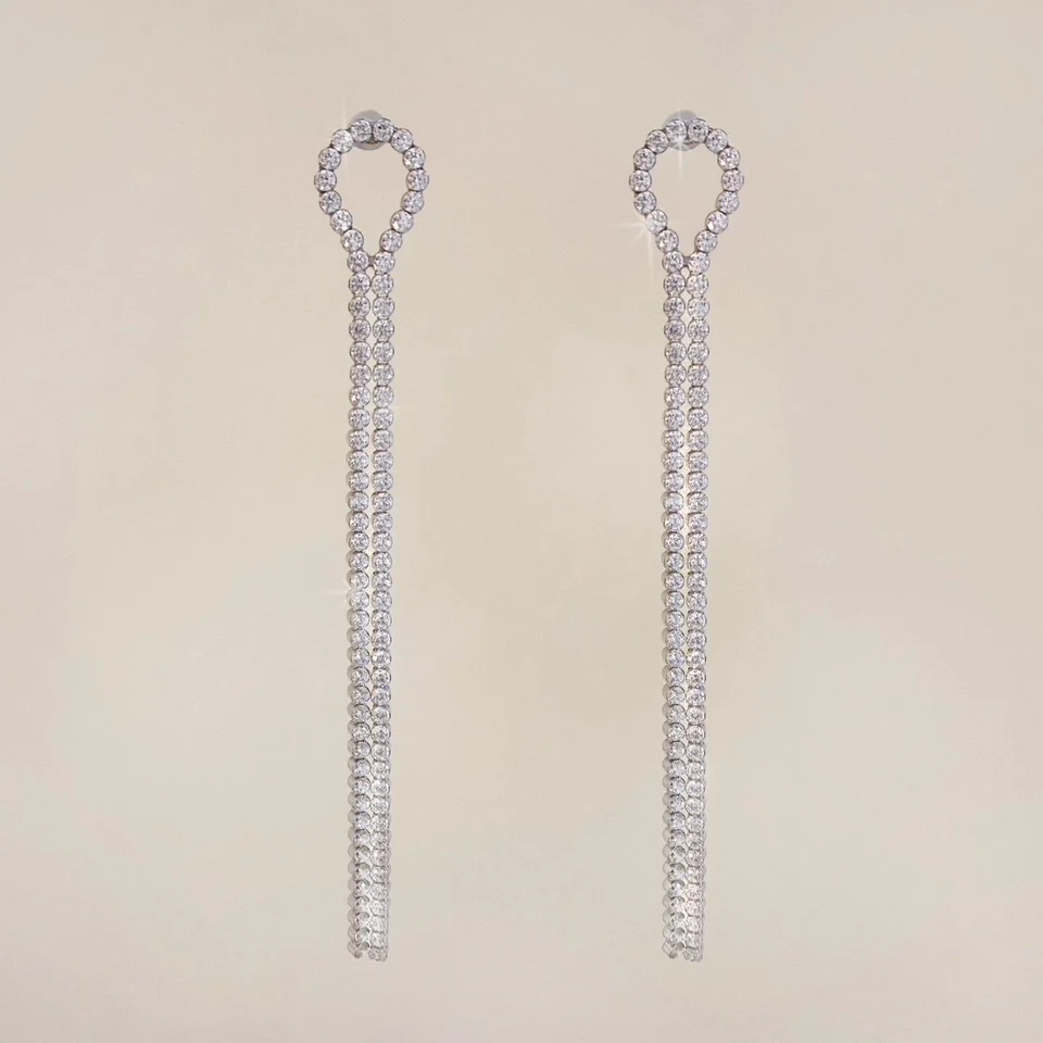 Long Waterfall Earrings