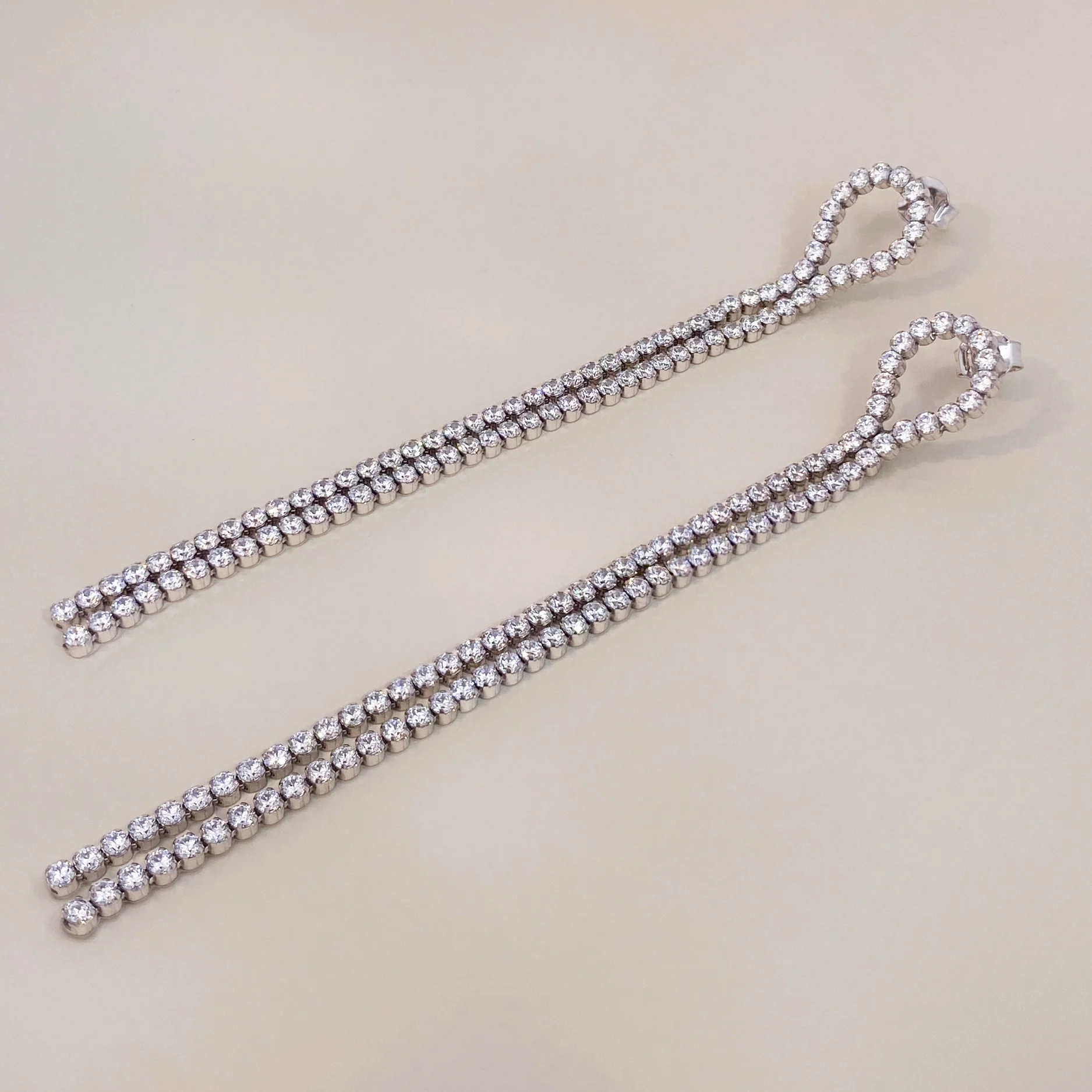 Long Waterfall Earrings - Image 4