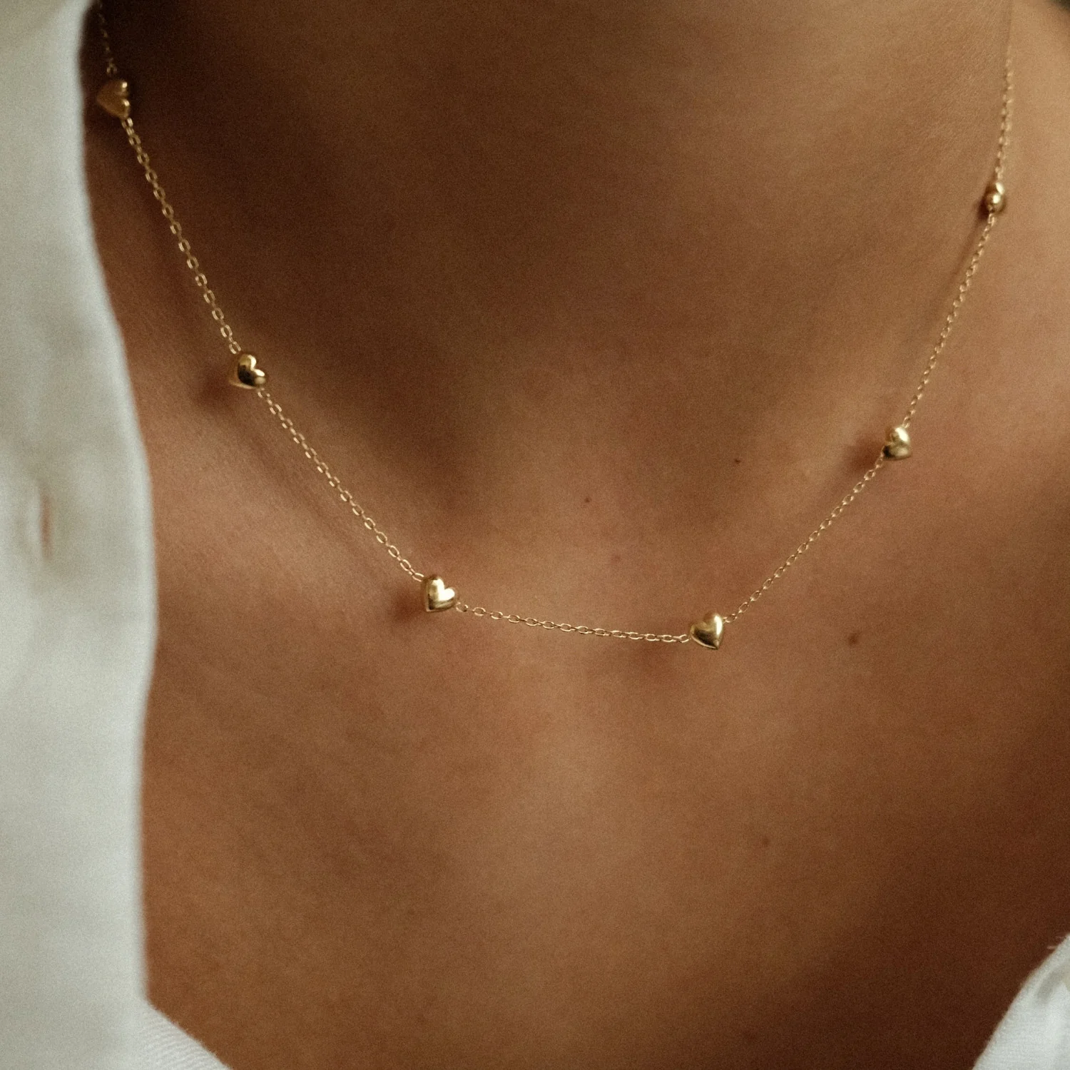 Mini Hearts Necklace - Image 2
