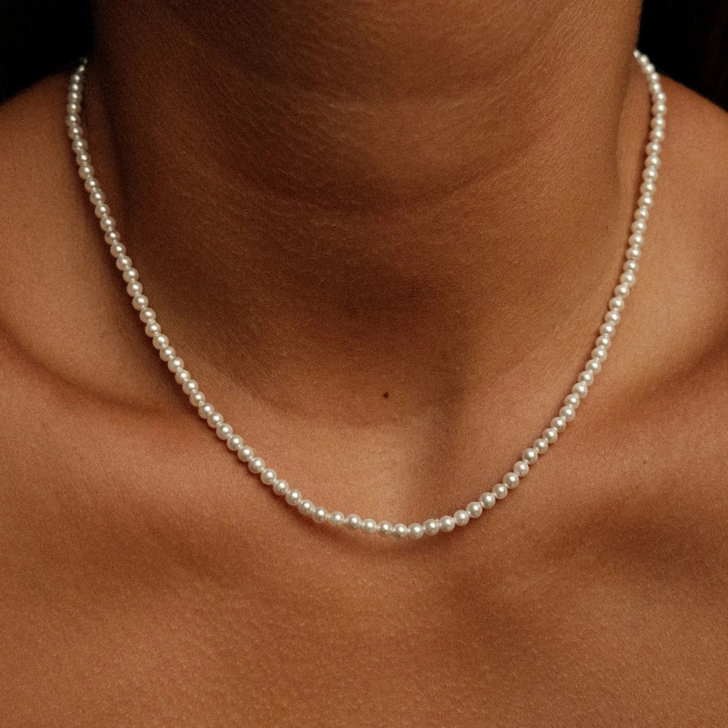 Mini Pearl Necklace - Image 2