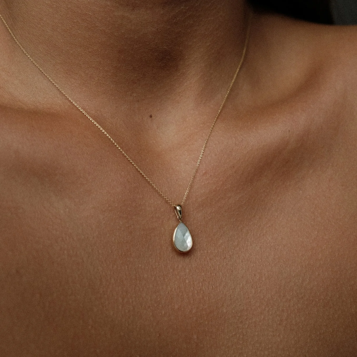 Mother of Pearl Drop Pendant - Image 2