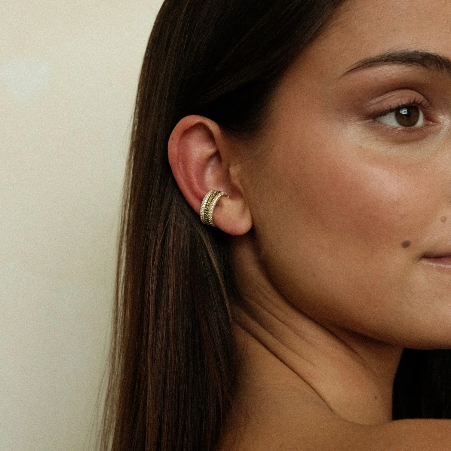 Olive Green Ear Cuff - Image 4
