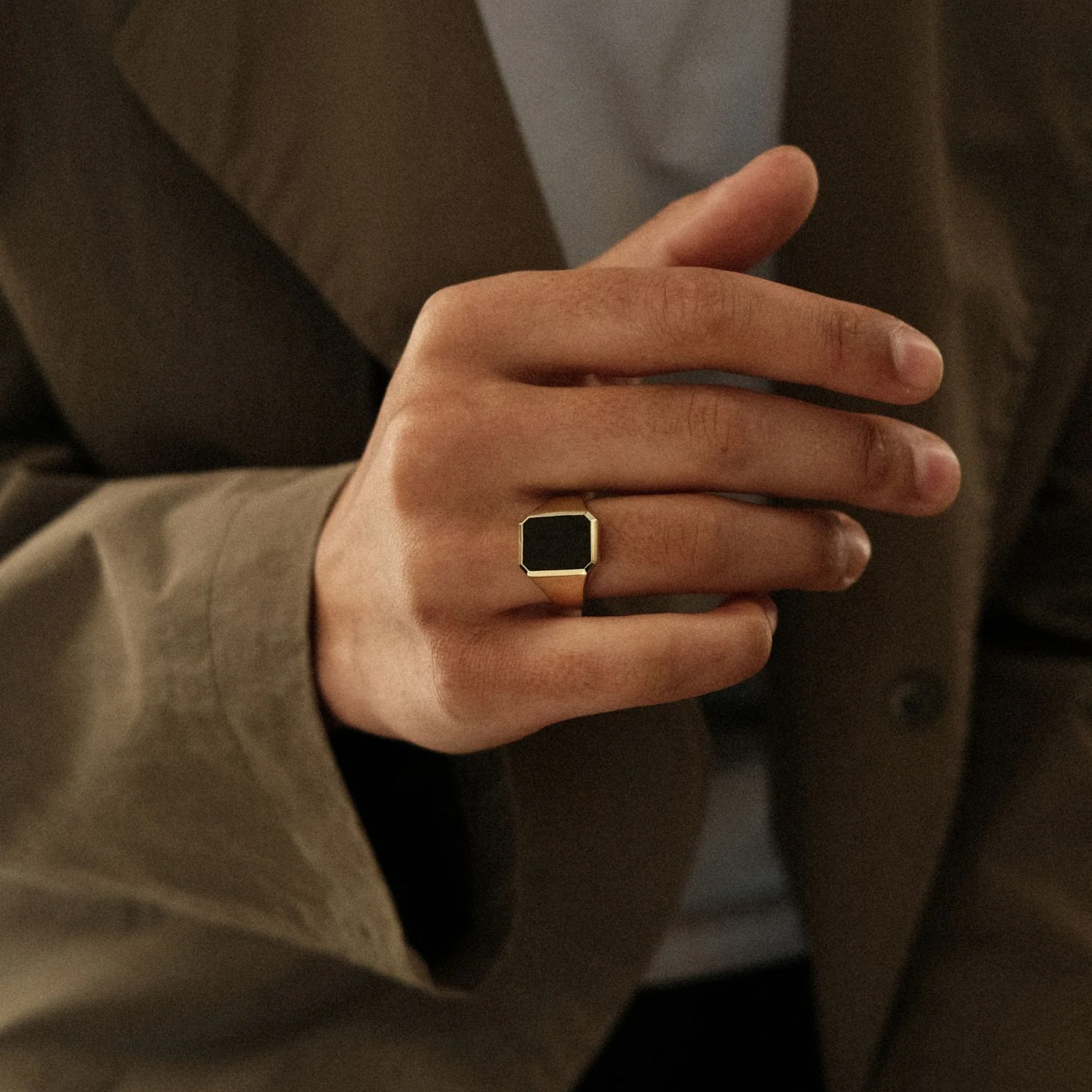 Onyx Signet Ring - Image 2