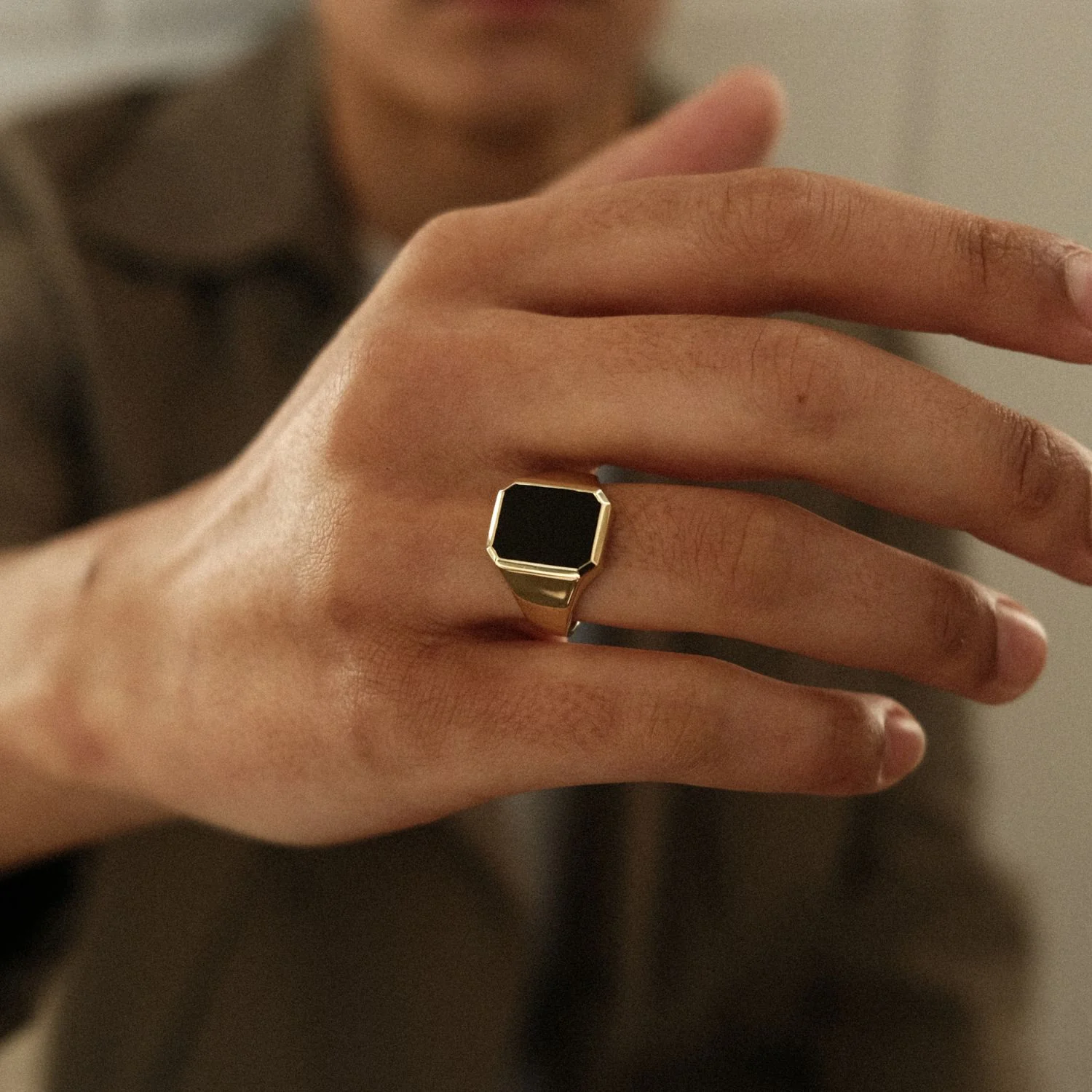 Onyx Signet Ring - Image 3