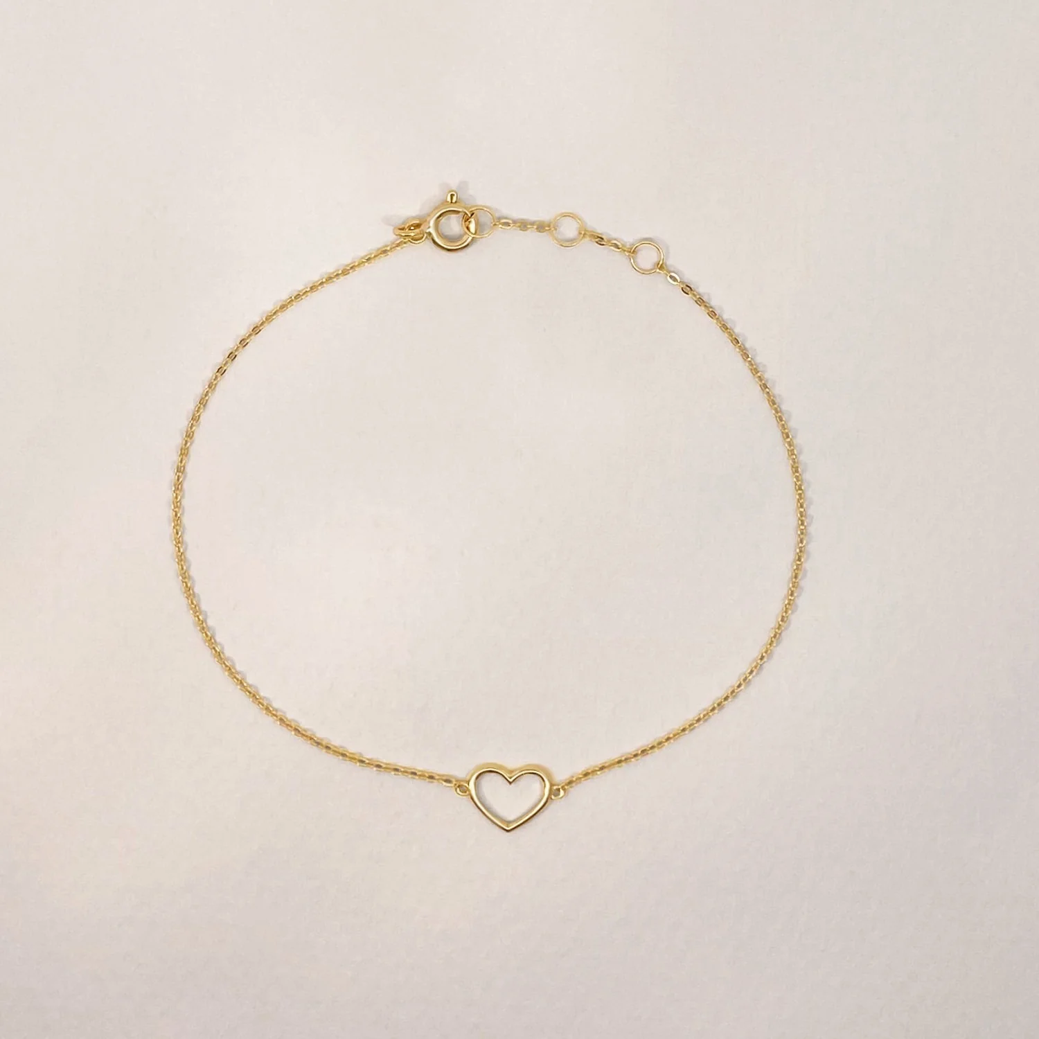 Open Heart Bracelet