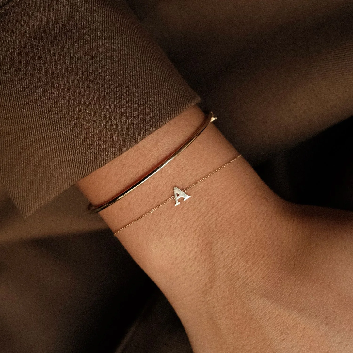Oro Letter Bracelet - Image 2