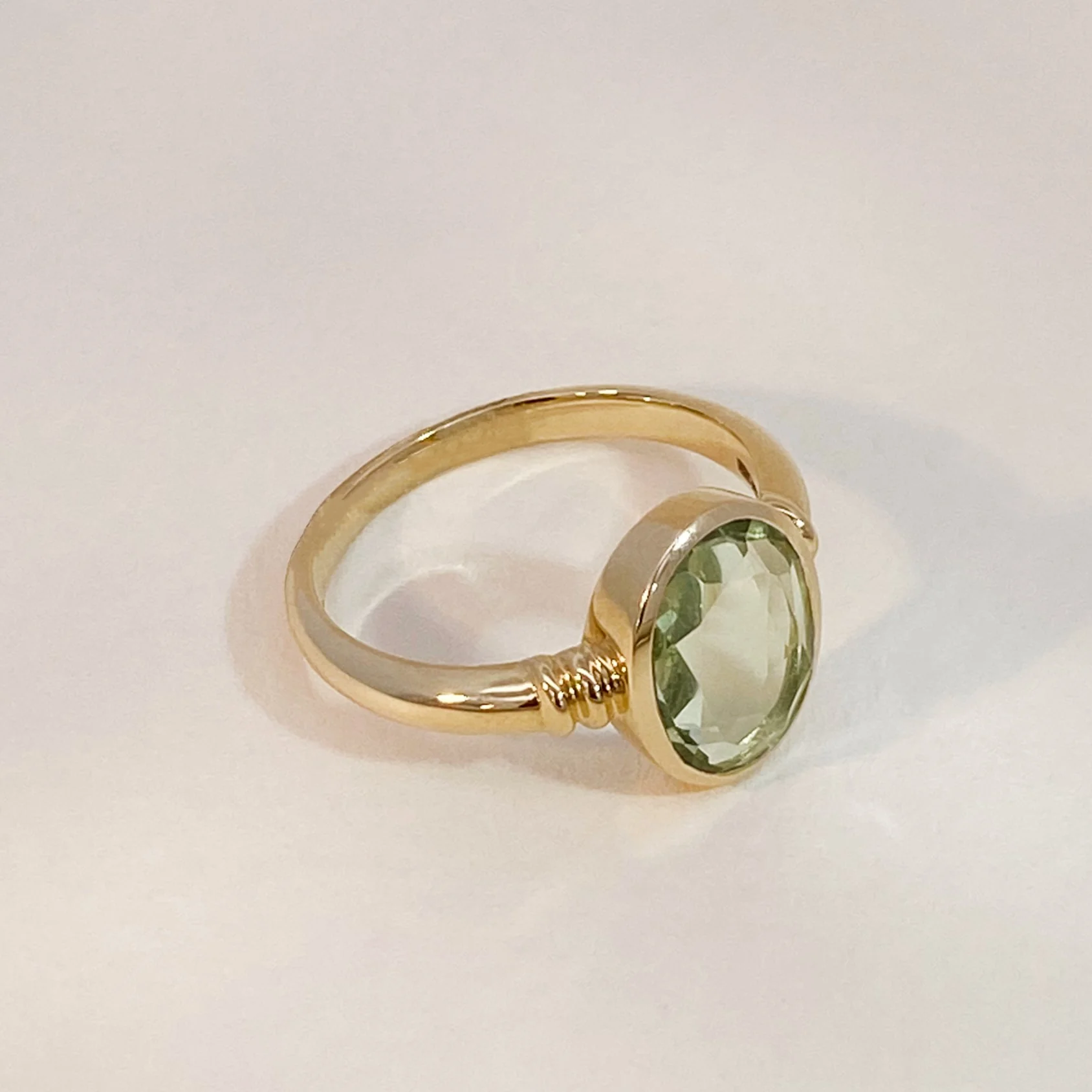 Green Amethyst Ring - Image 4