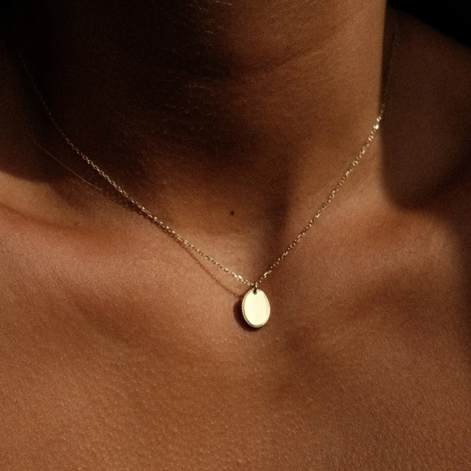 Oval Plate Necklace - Image 2