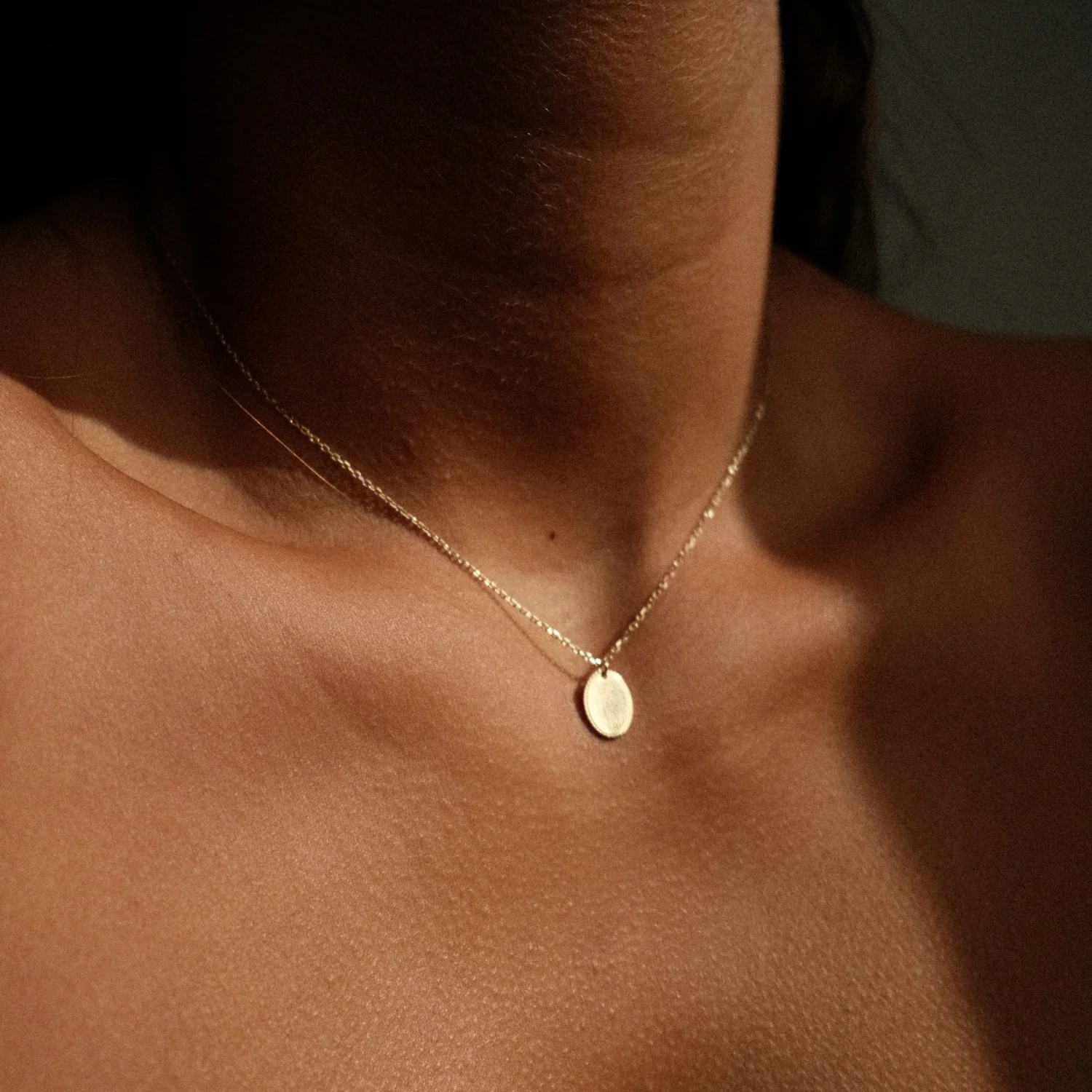 Oval Plate Necklace - Image 4