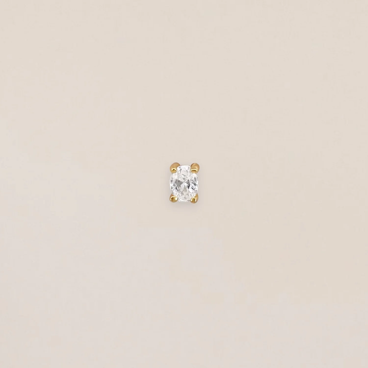 Oval Spark Piercing