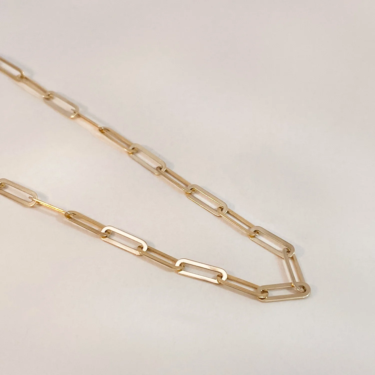 Flat Paperclip Necklace - Image 3