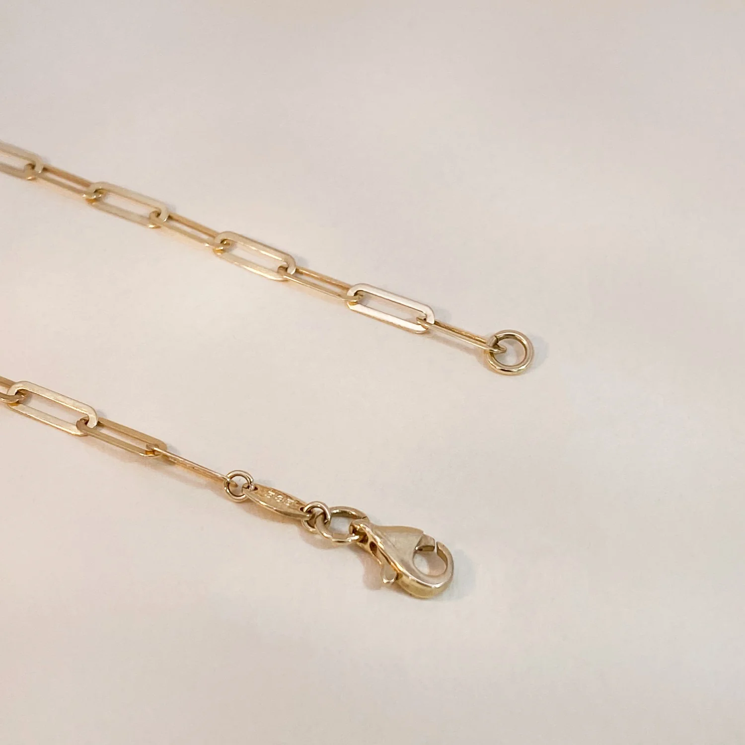 Flat Paperclip Necklace - Image 5