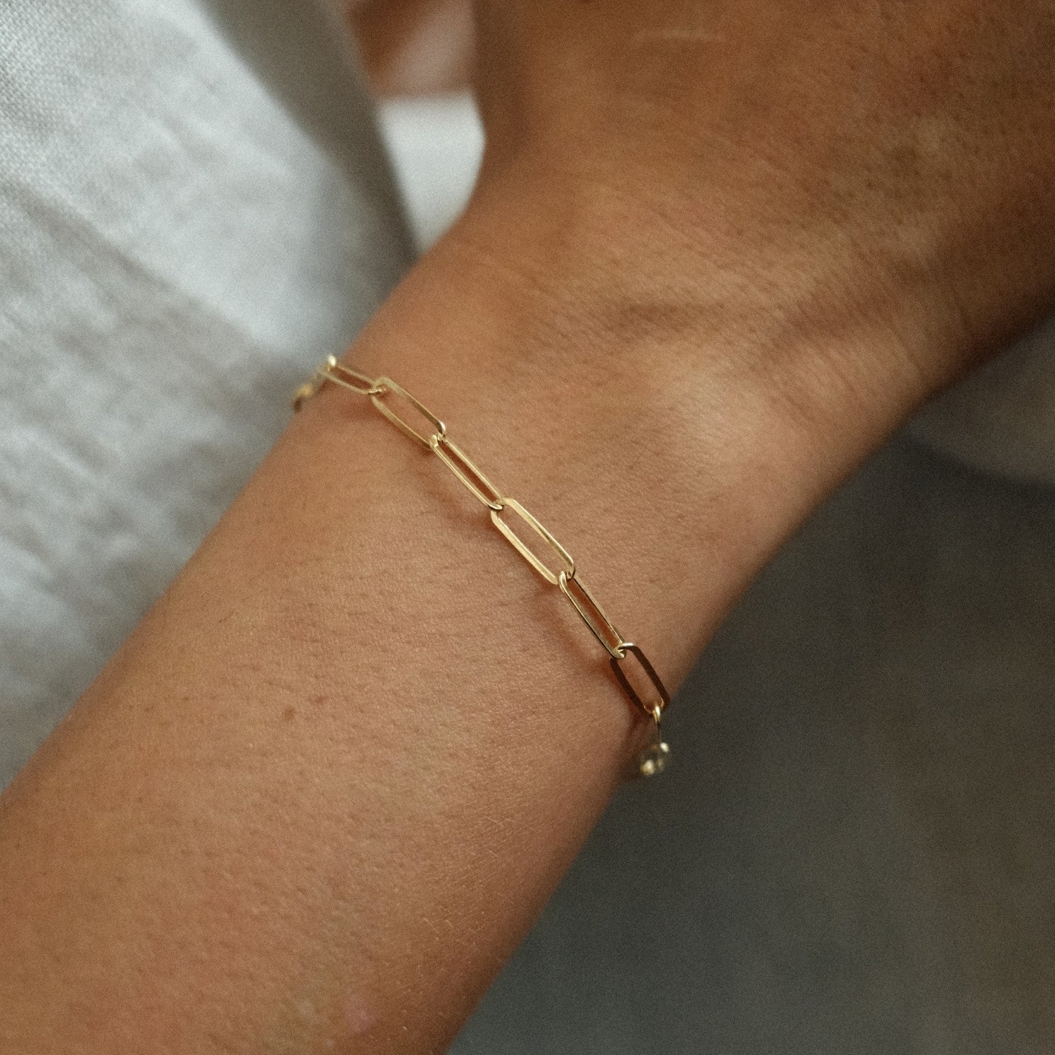 Paperclip Link Bracelet - Image 3